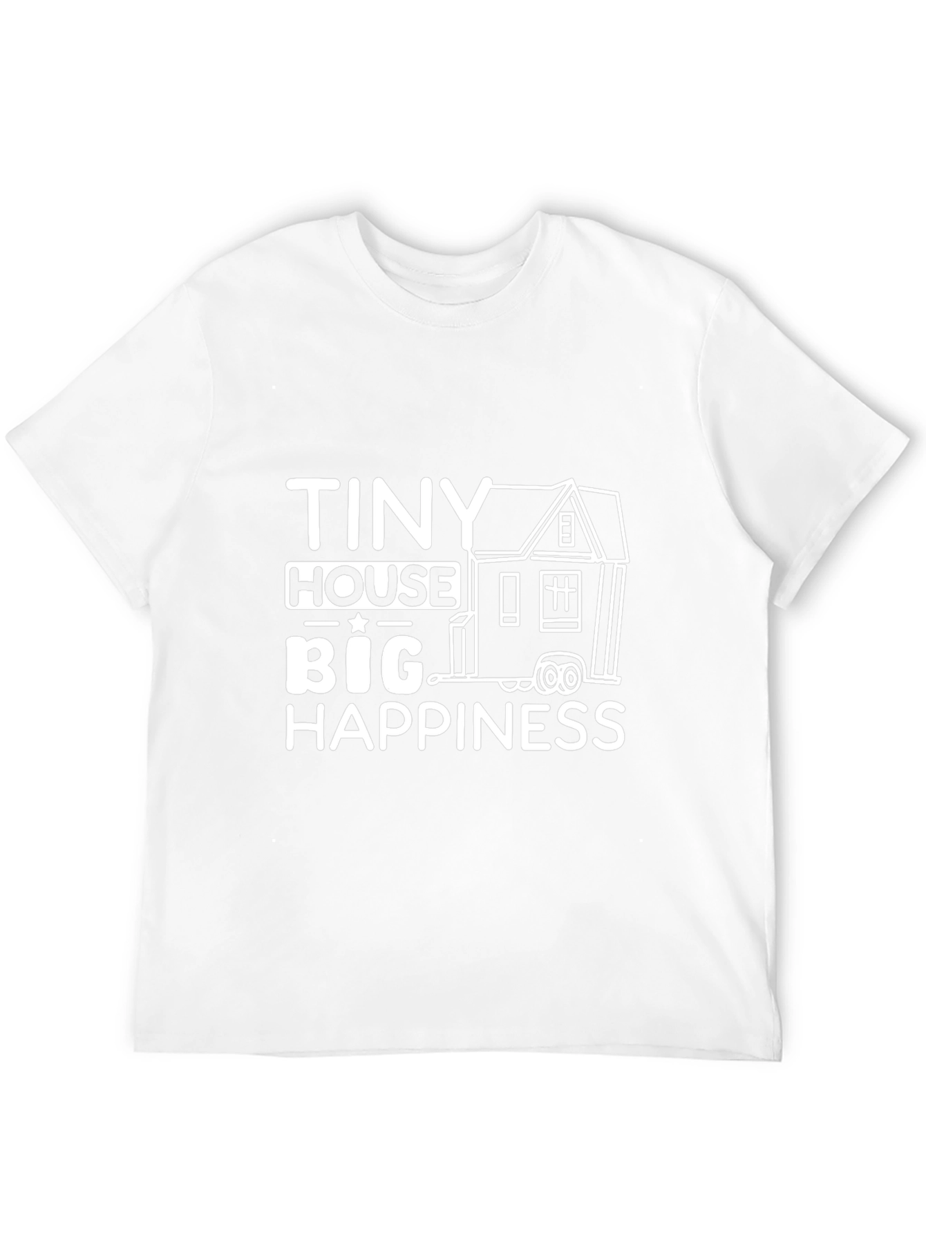 Tiny House Big Happiness Graphic Tee