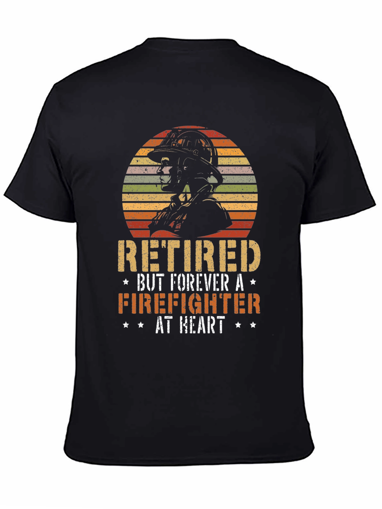 Retired Firefighter Graphic T-Shirt