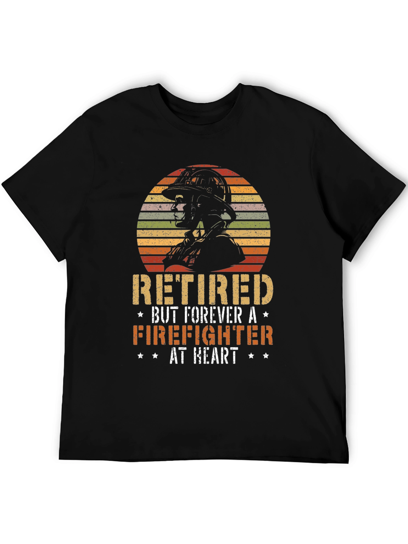 Retired Firefighter Graphic T-Shirt