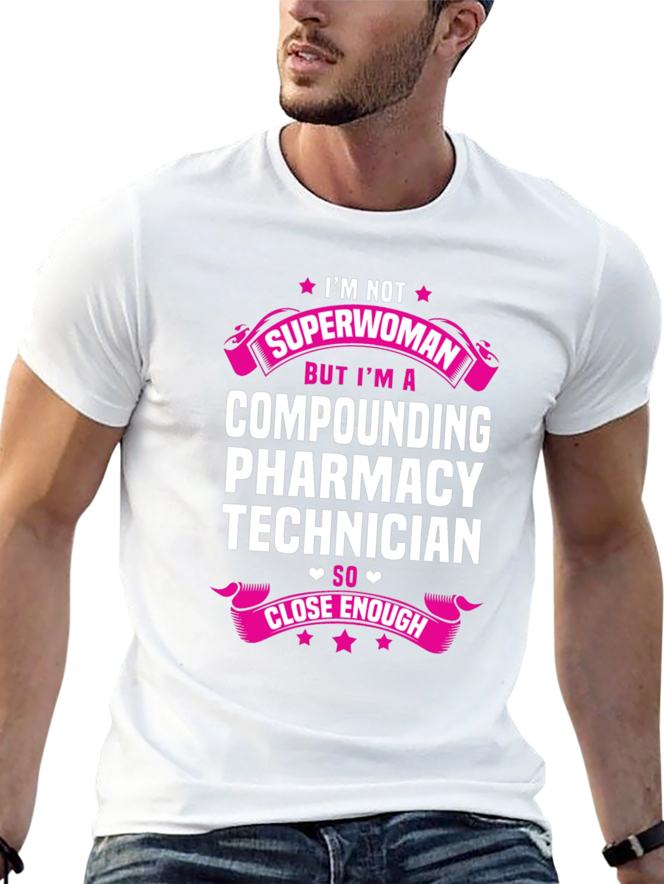 Compounding Pharmacy Technician T-Shirt - Superwoman Funny