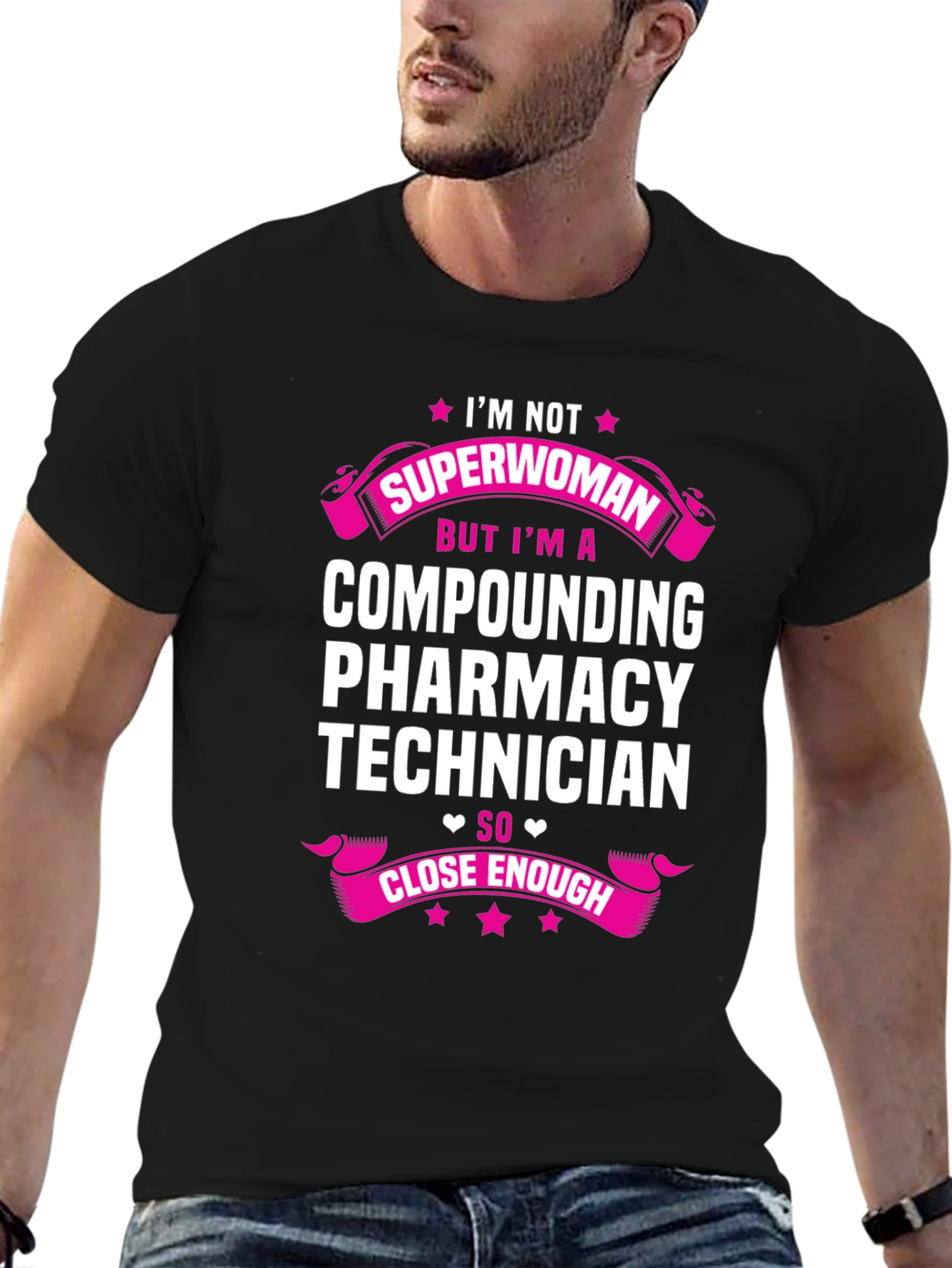 Compounding Pharmacy Technician T-Shirt - Superwoman Funny