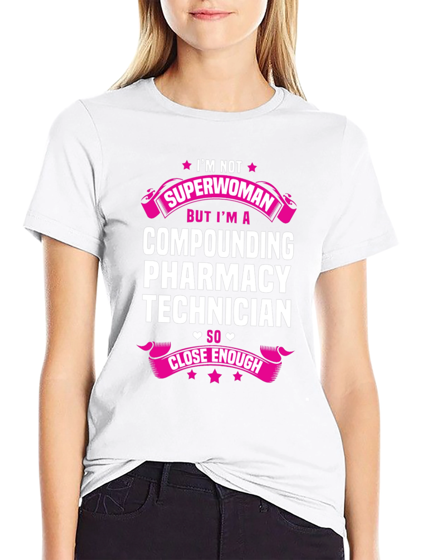 Compounding Pharmacy Technician T-Shirt - Superwoman Funny