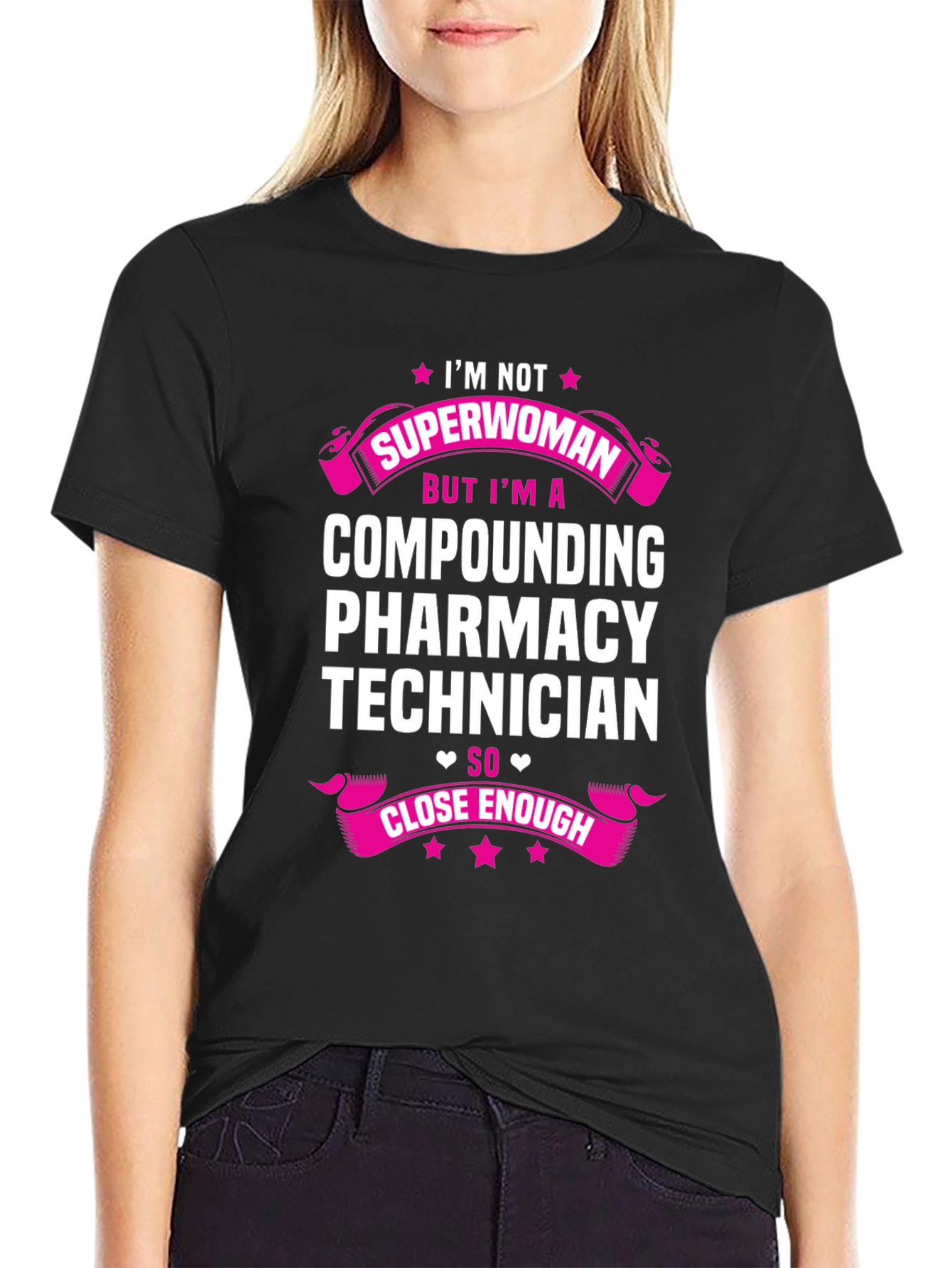 Compounding Pharmacy Technician T-Shirt - Superwoman Funny