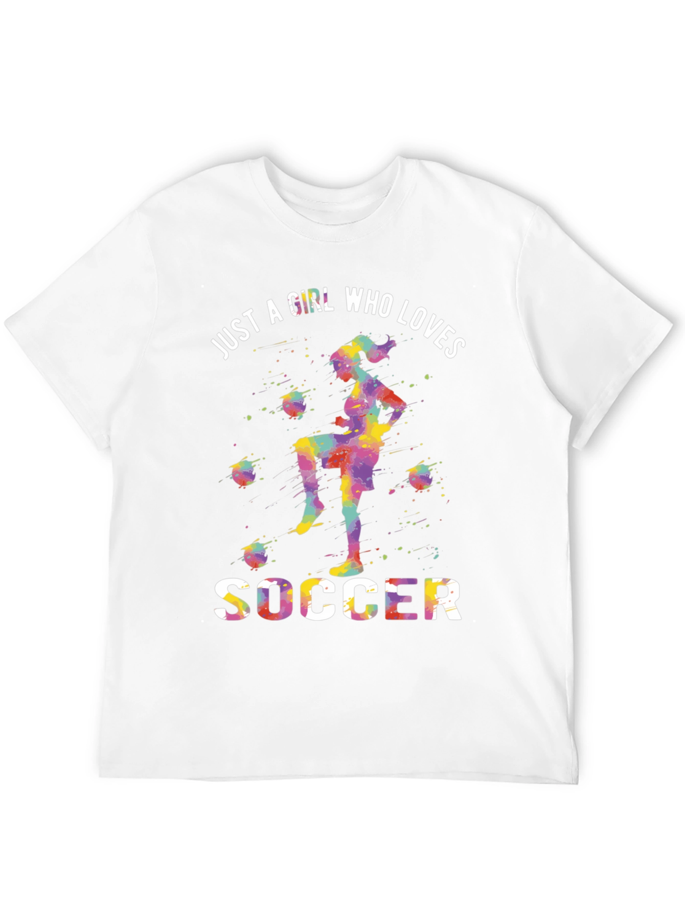 Girl Who Loves Soccer T-Shirt