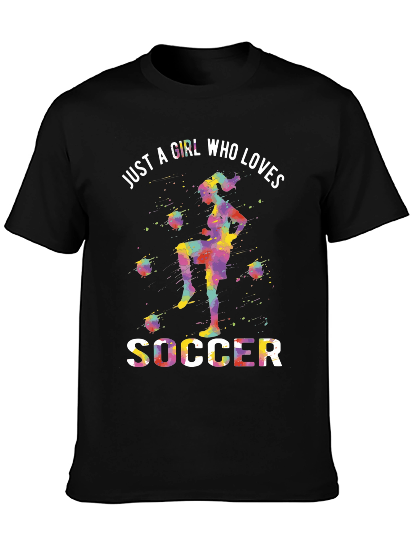 Girl Who Loves Soccer T-Shirt
