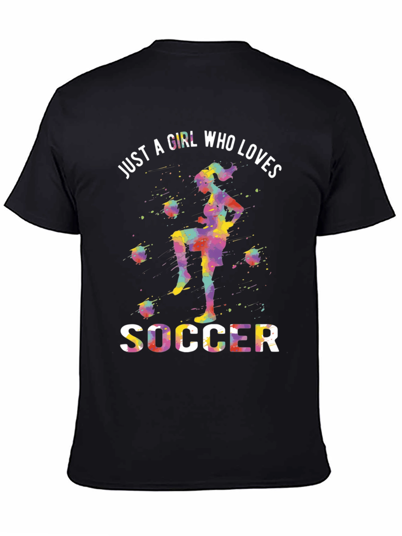 Girl Who Loves Soccer T-Shirt