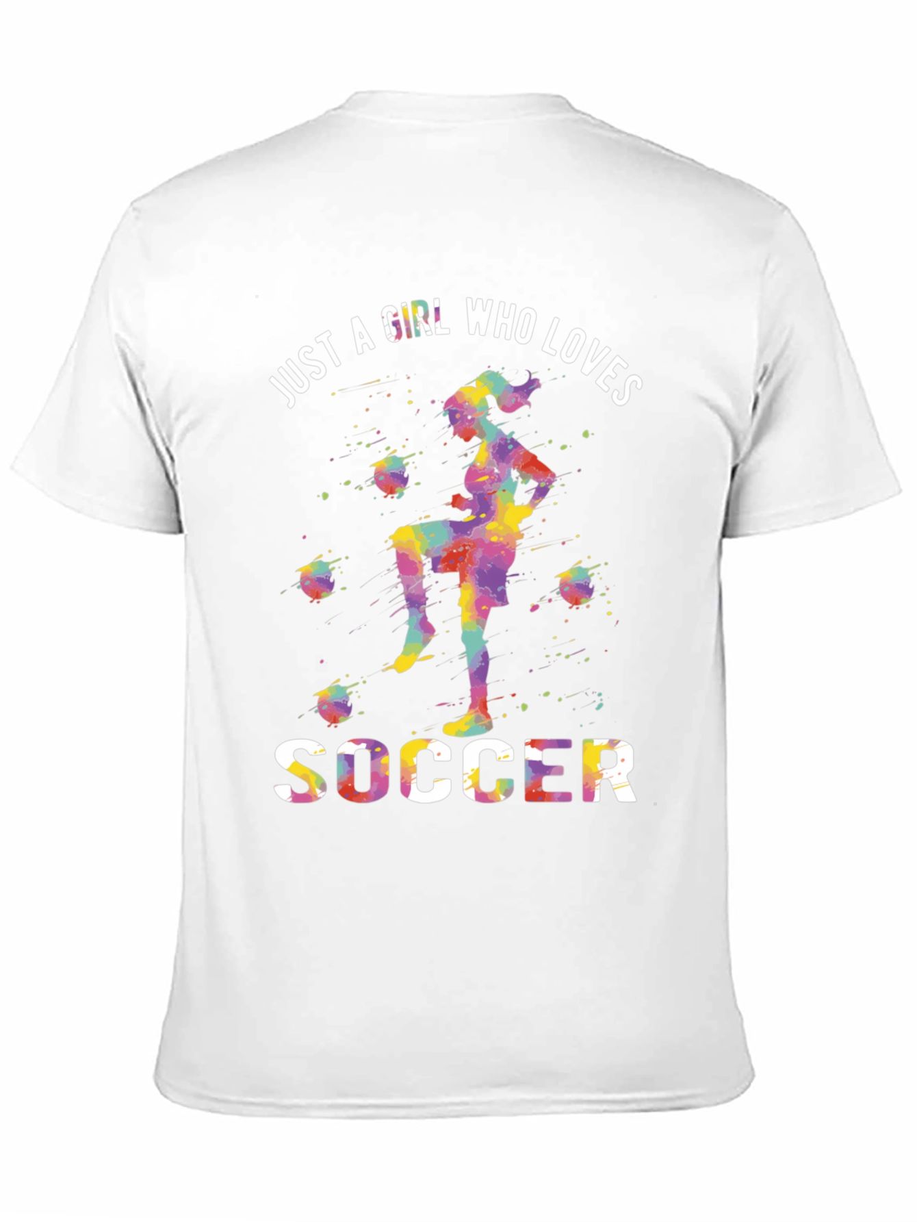 Girl Who Loves Soccer T-Shirt