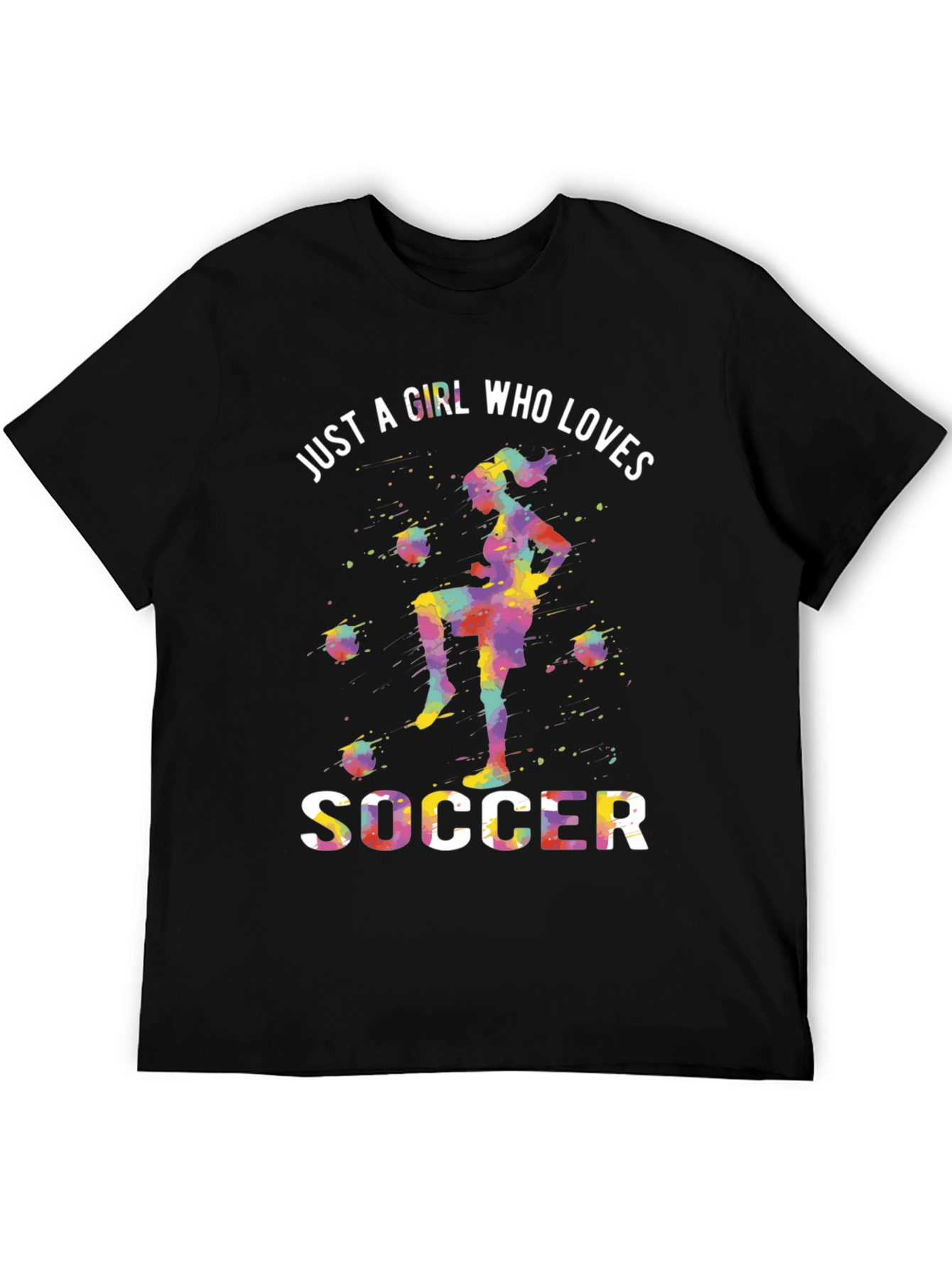 Girl Who Loves Soccer T-Shirt