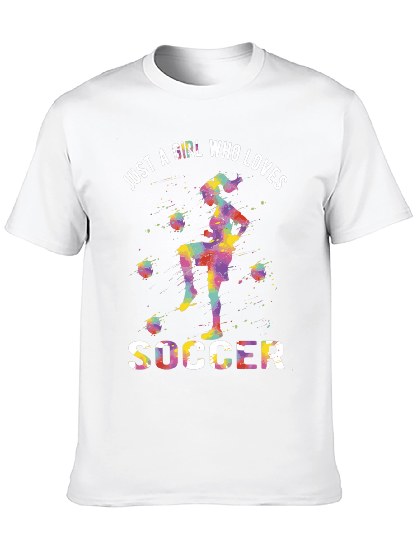 Girl Who Loves Soccer T-Shirt