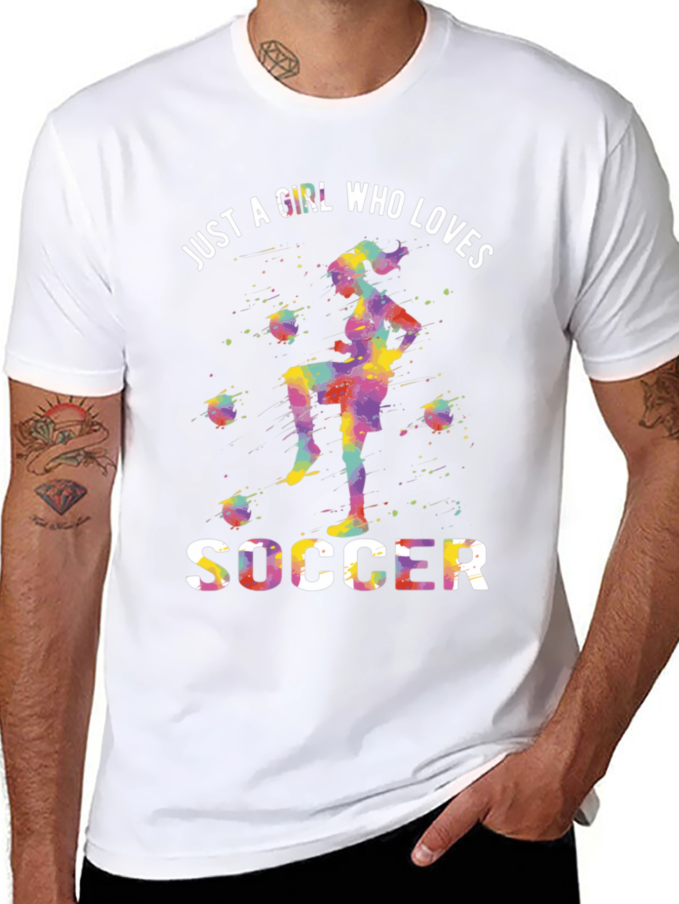 Girl Who Loves Soccer T-Shirt