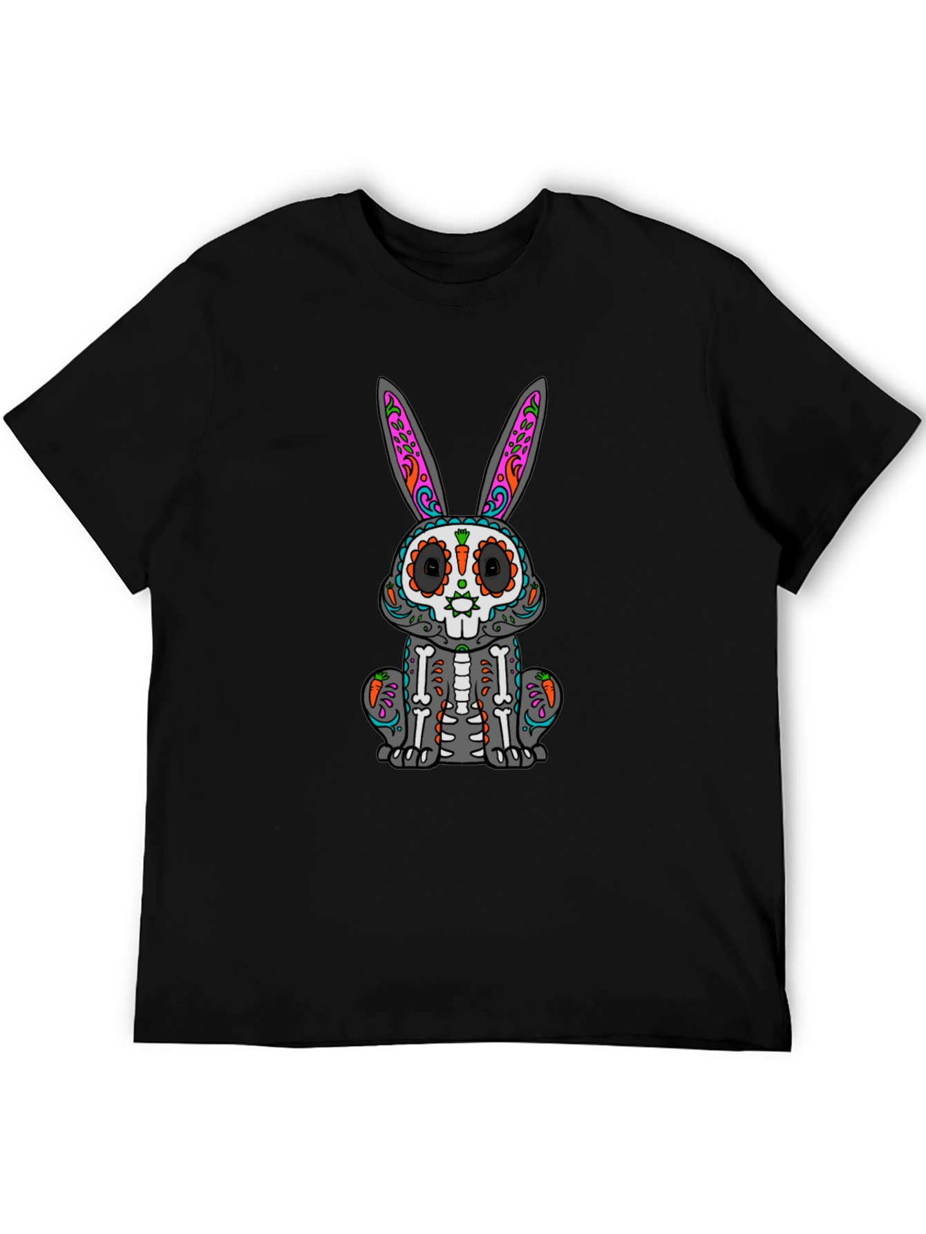 Sugar Skull Bunny T-Shirt - Day of the Dead