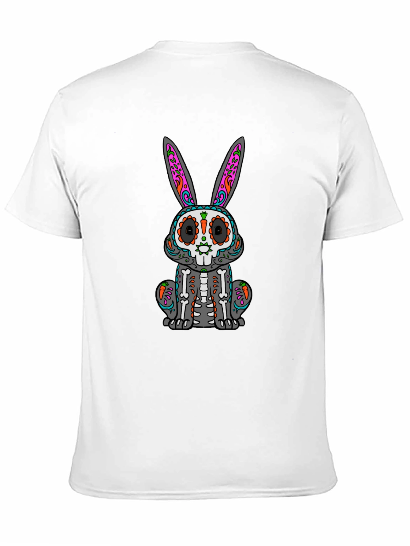 Sugar Skull Bunny T-Shirt - Day of the Dead