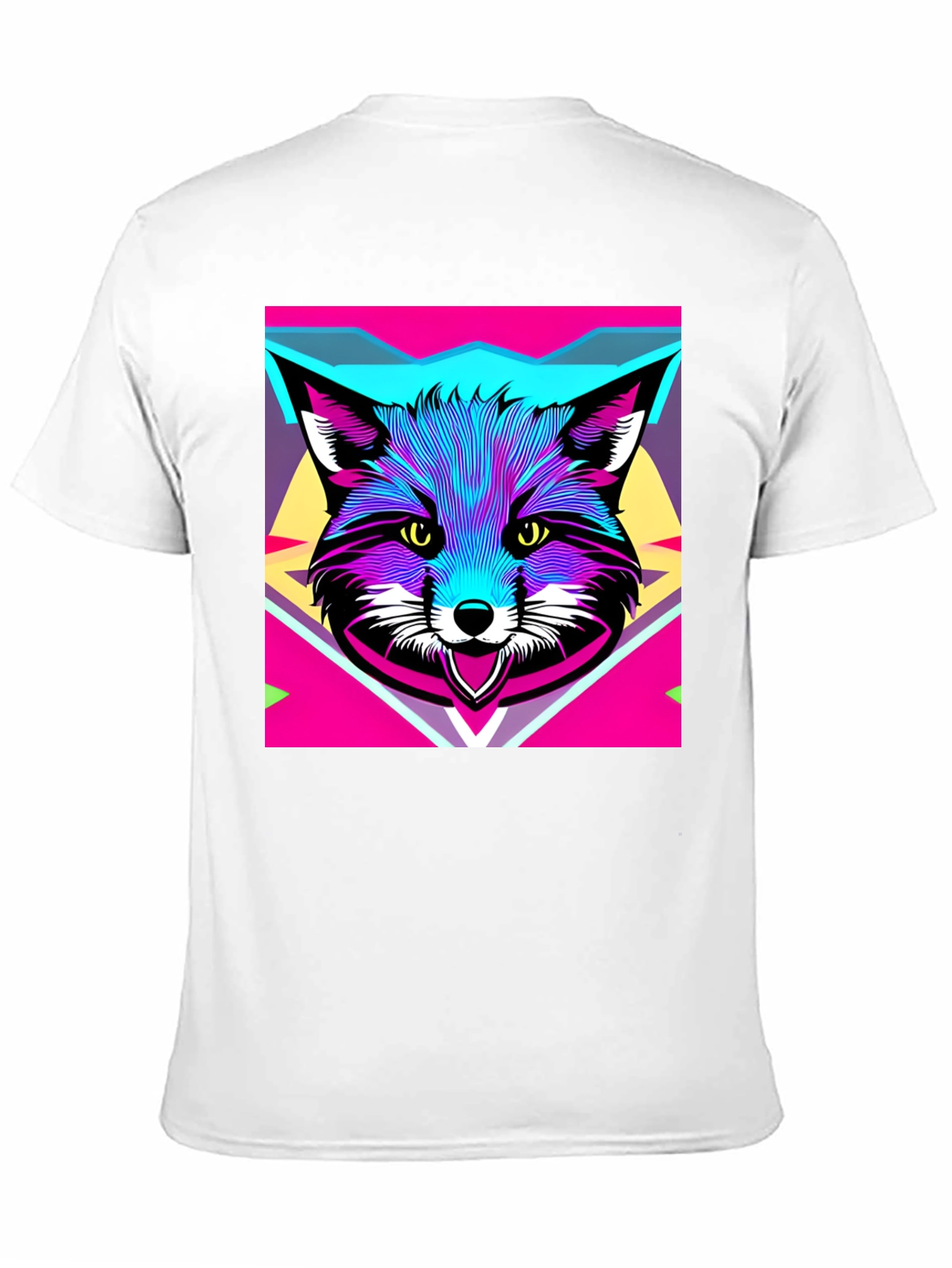 Vibrant Fox Graphic T-Shirt - Unique Animal Design