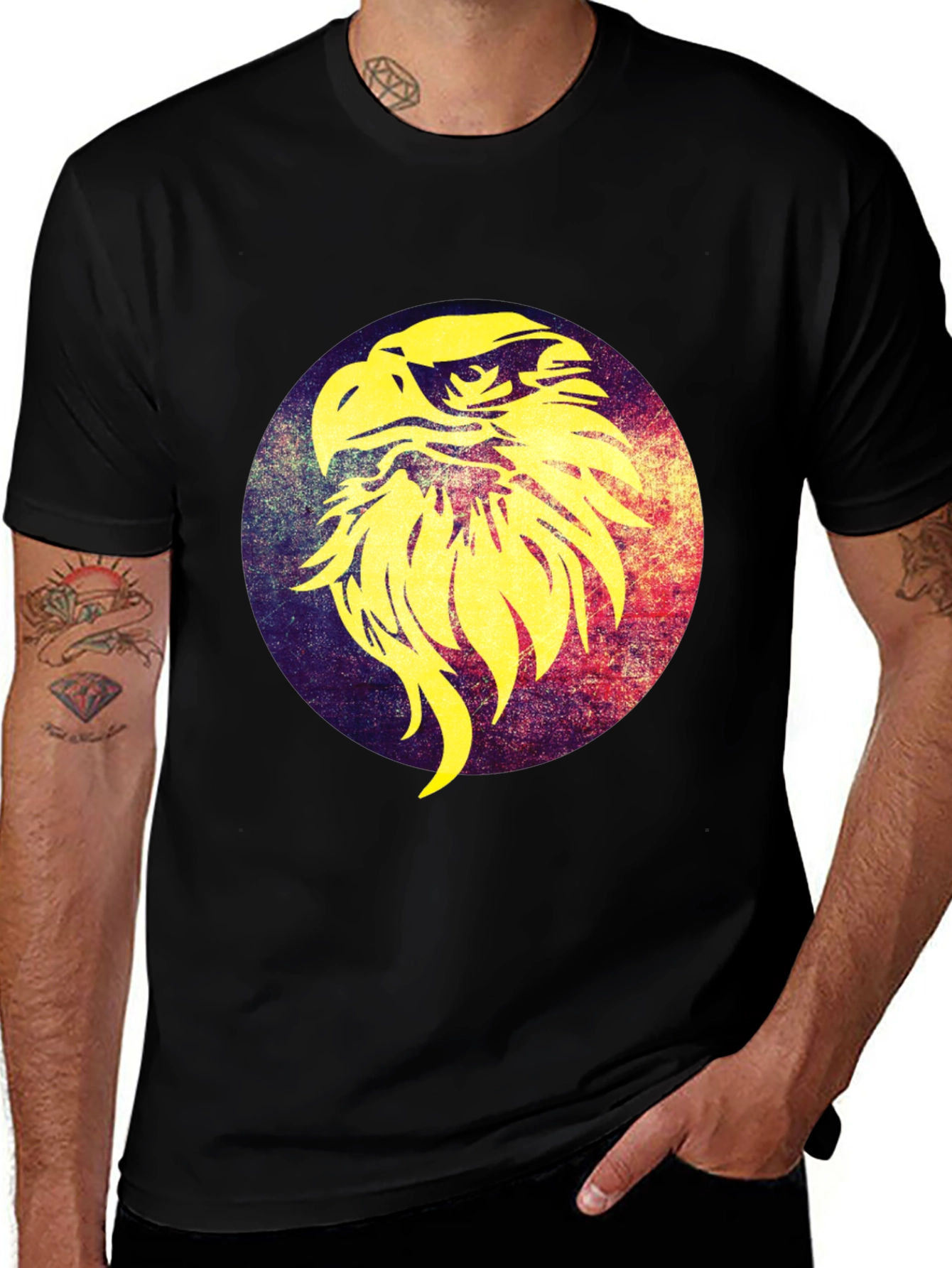Eagle Graphic Black T-Shirt
