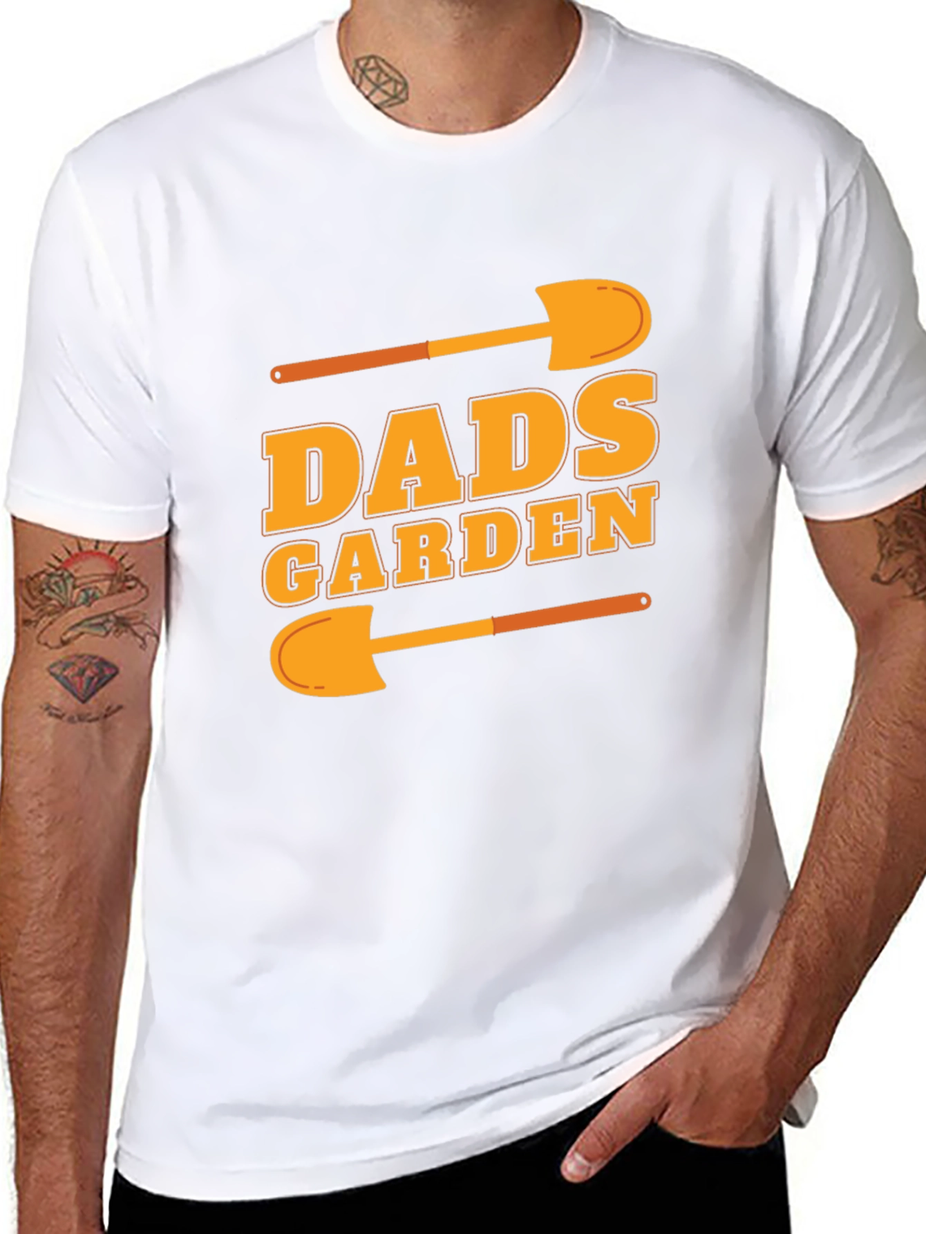 Dads Garden Black Graphic Tee