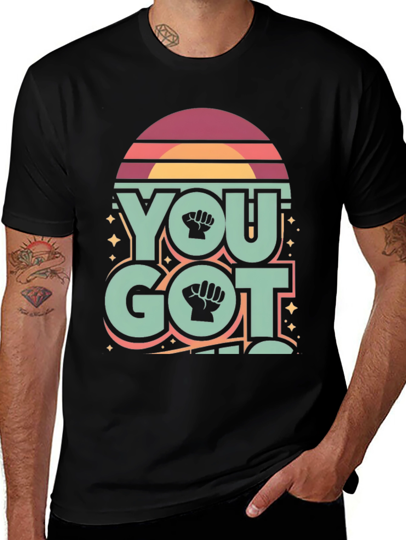 You Got This Graphic Tee - Fist Symbol Design