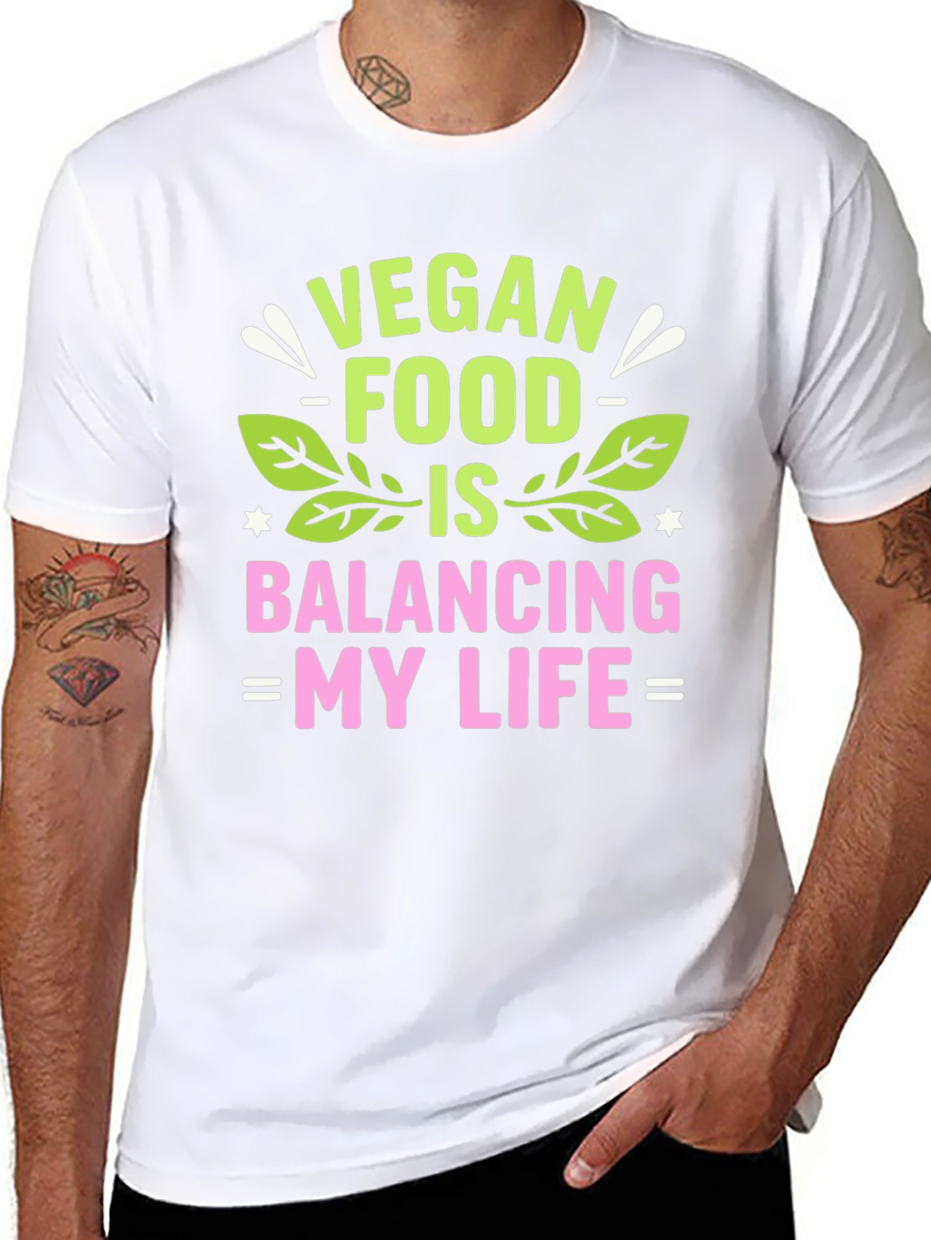Vegan Food Balancing Life T-Shirt
