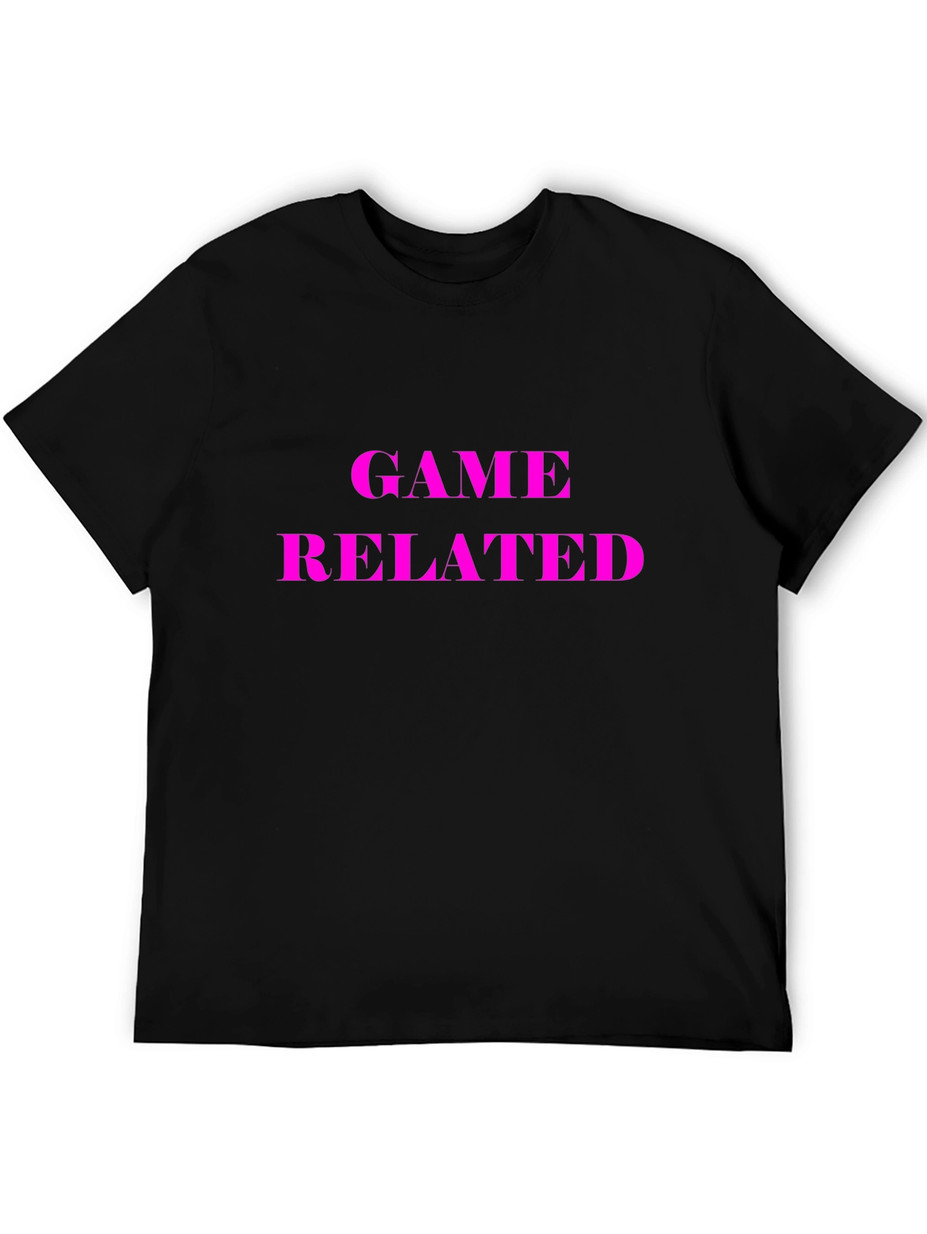 Game Related Black Graphic Tee