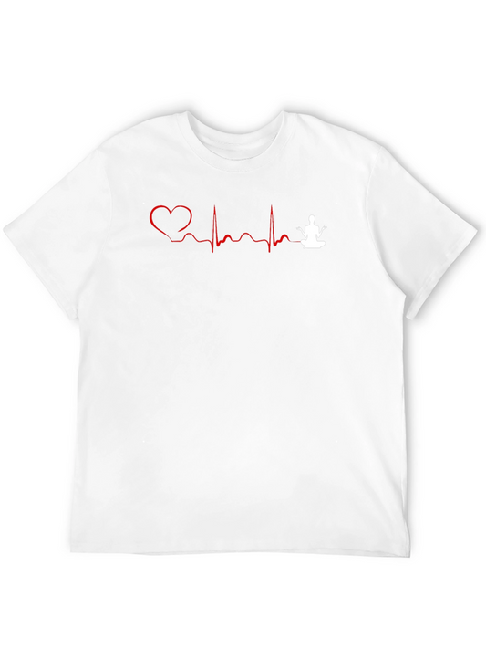 Heartbeat Yoga T-Shirt - Zen & Fitness