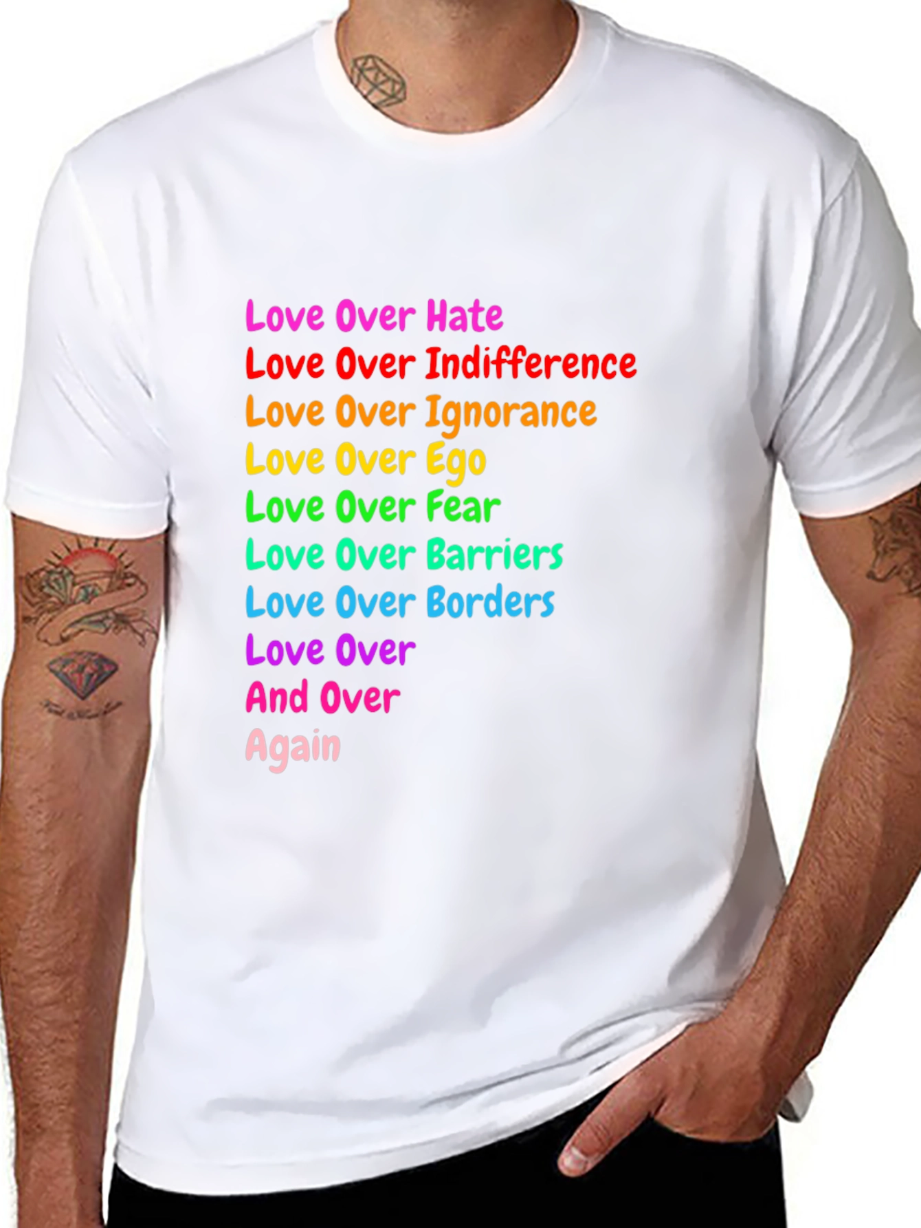 Love Over Rainbow Pride T-Shirt