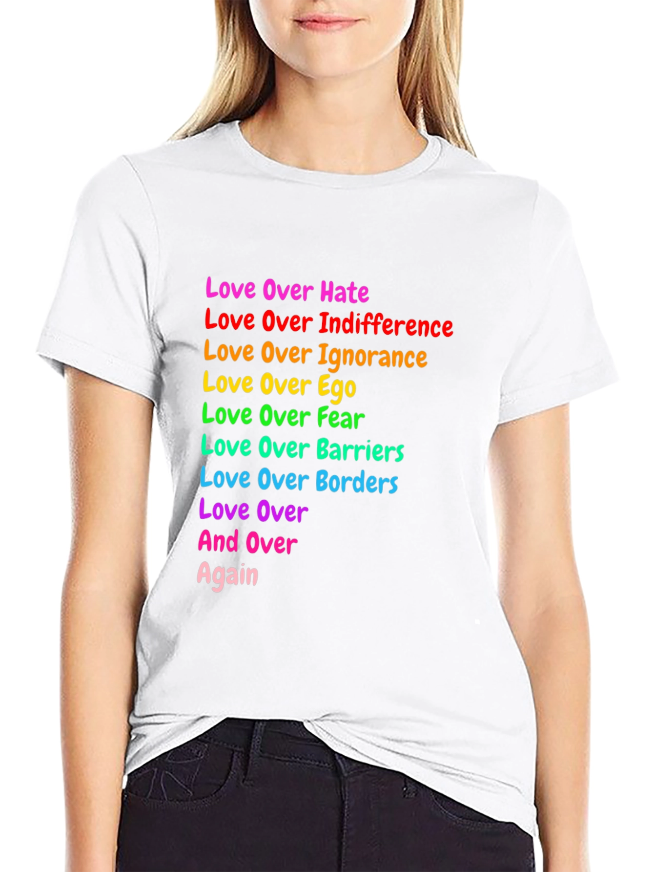 Love Over Rainbow Pride T-Shirt