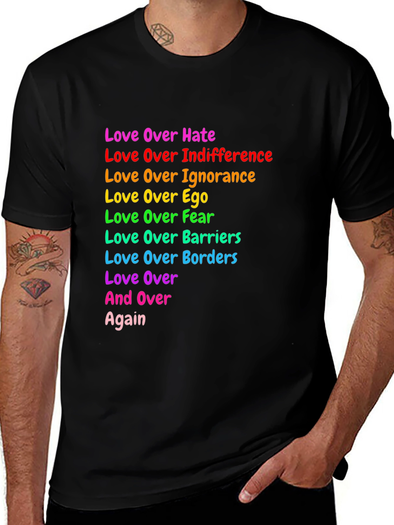 Love Over Rainbow Pride T-Shirt