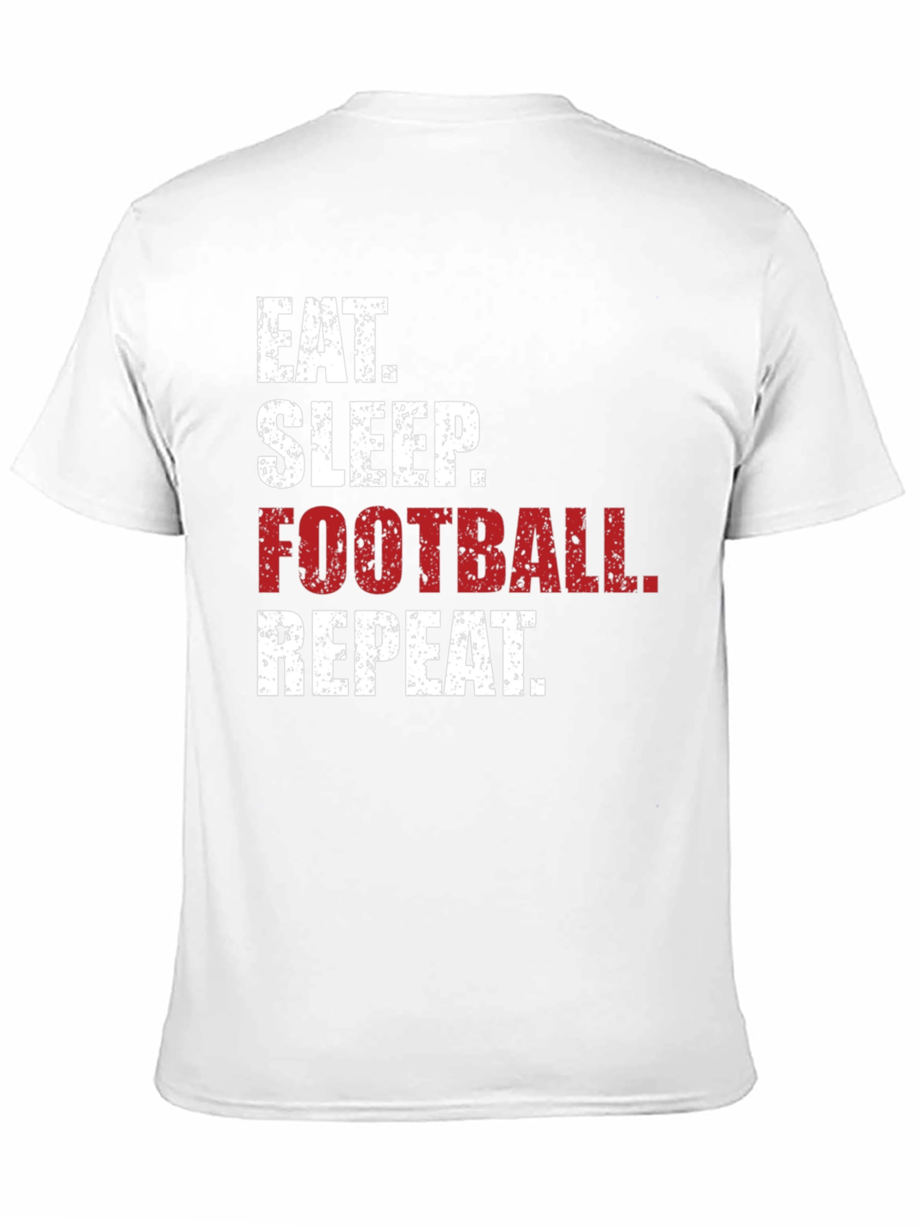Eat Sleep Football Repeat Graphic Tee