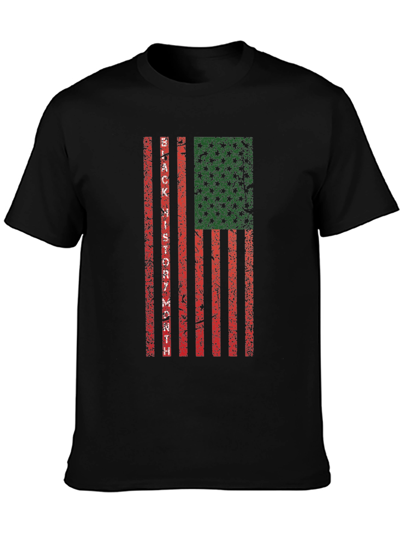 Black History Month Flag T-Shirt