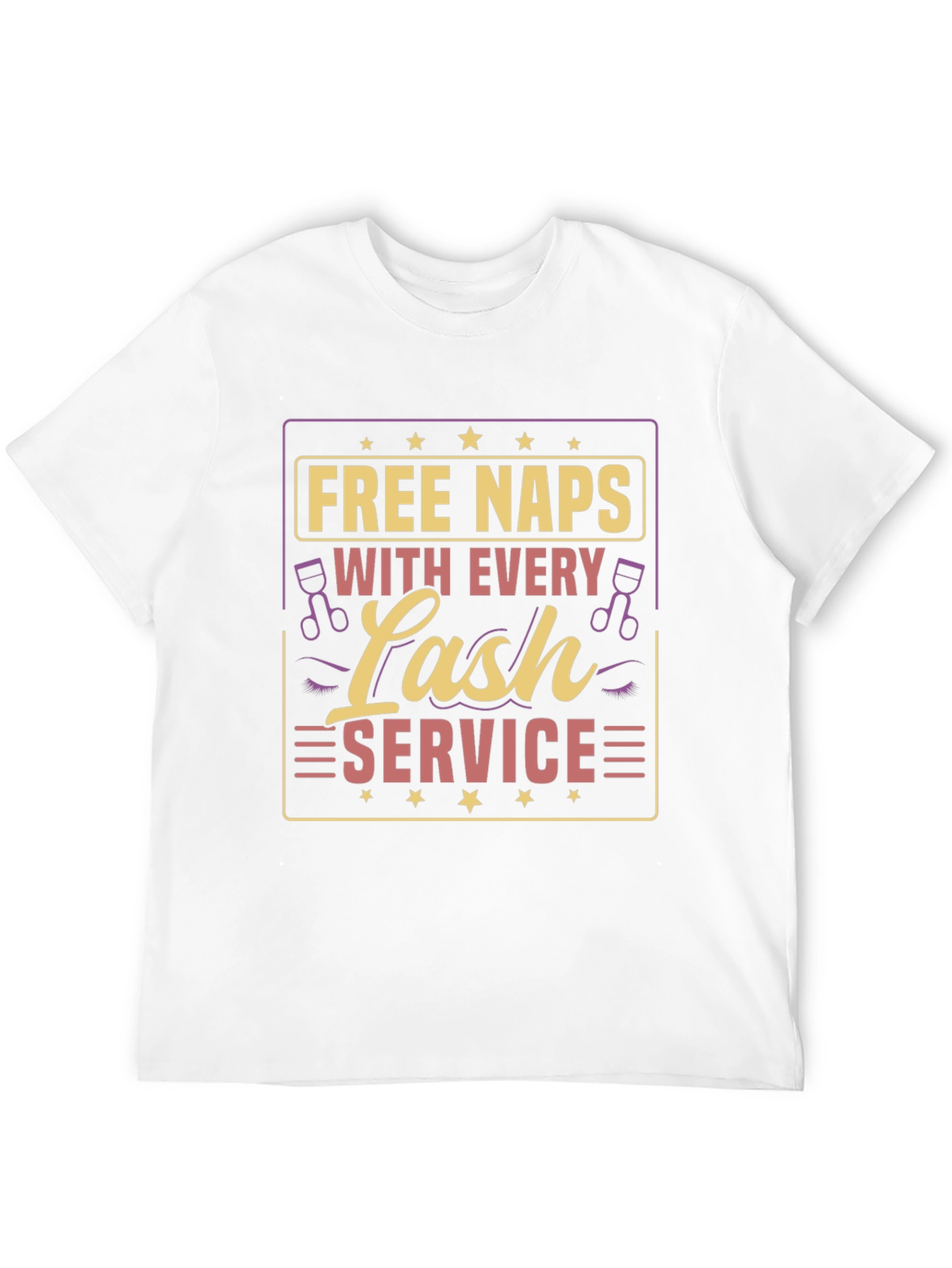 Free Naps Lash Service Graphic T-Shirt