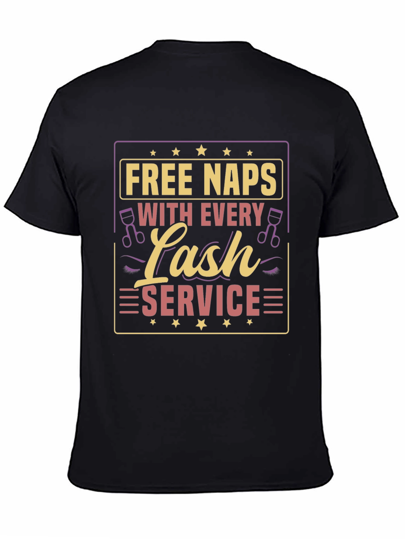 Free Naps Lash Service Graphic T-Shirt