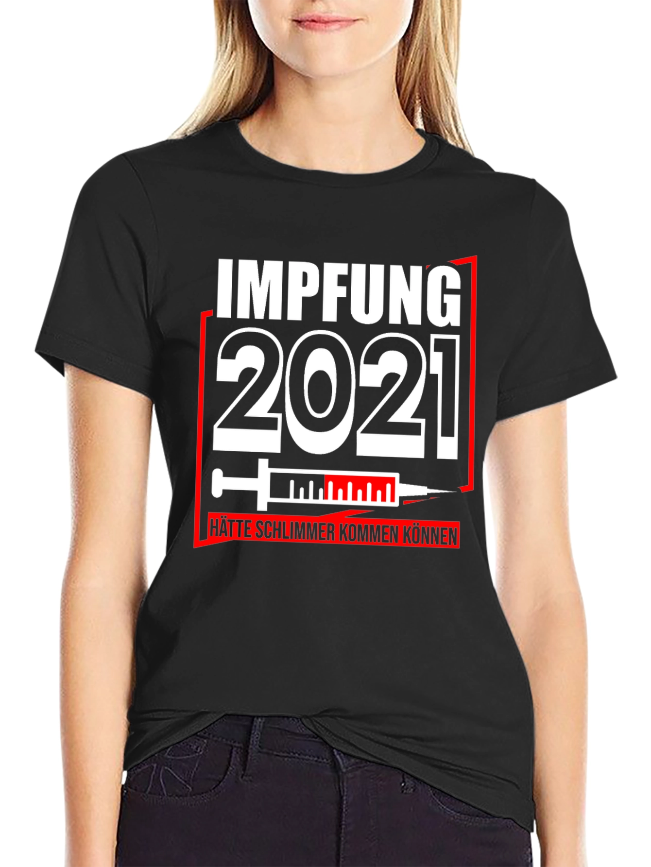 Impfung 2021 Graphic Tee - Vaccine Humor T-Shirt