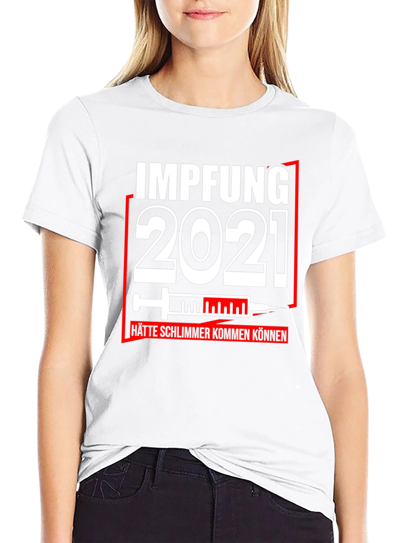 Impfung 2021 Graphic Tee - Vaccine Humor T-Shirt