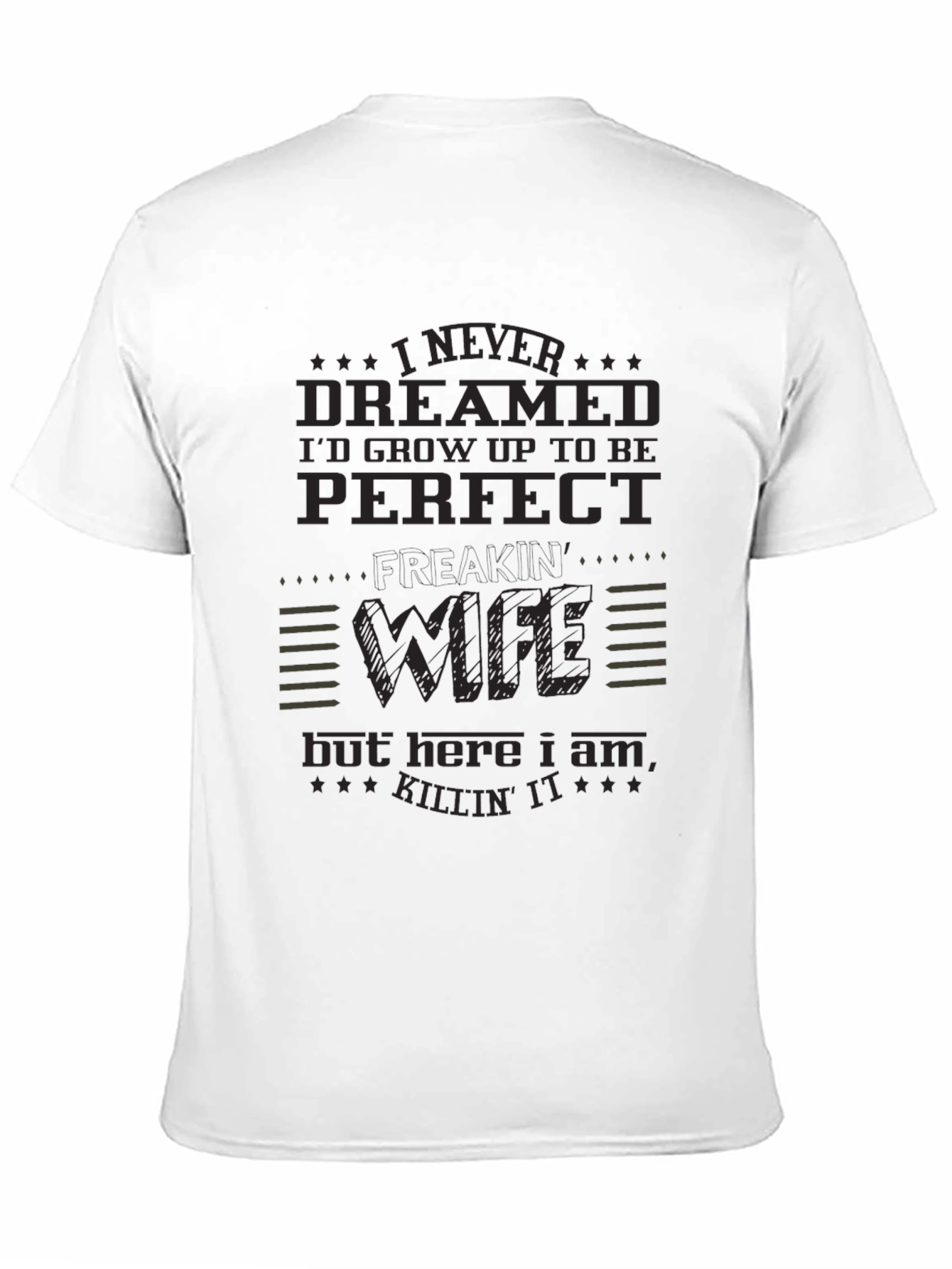Perfect Wife Black Graphic Tee