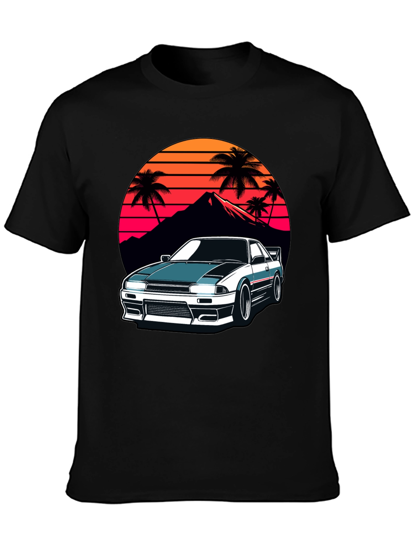 Retro Car Graphic T-Shirt