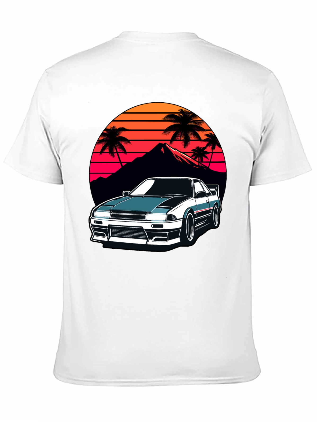 Retro Car Graphic T-Shirt