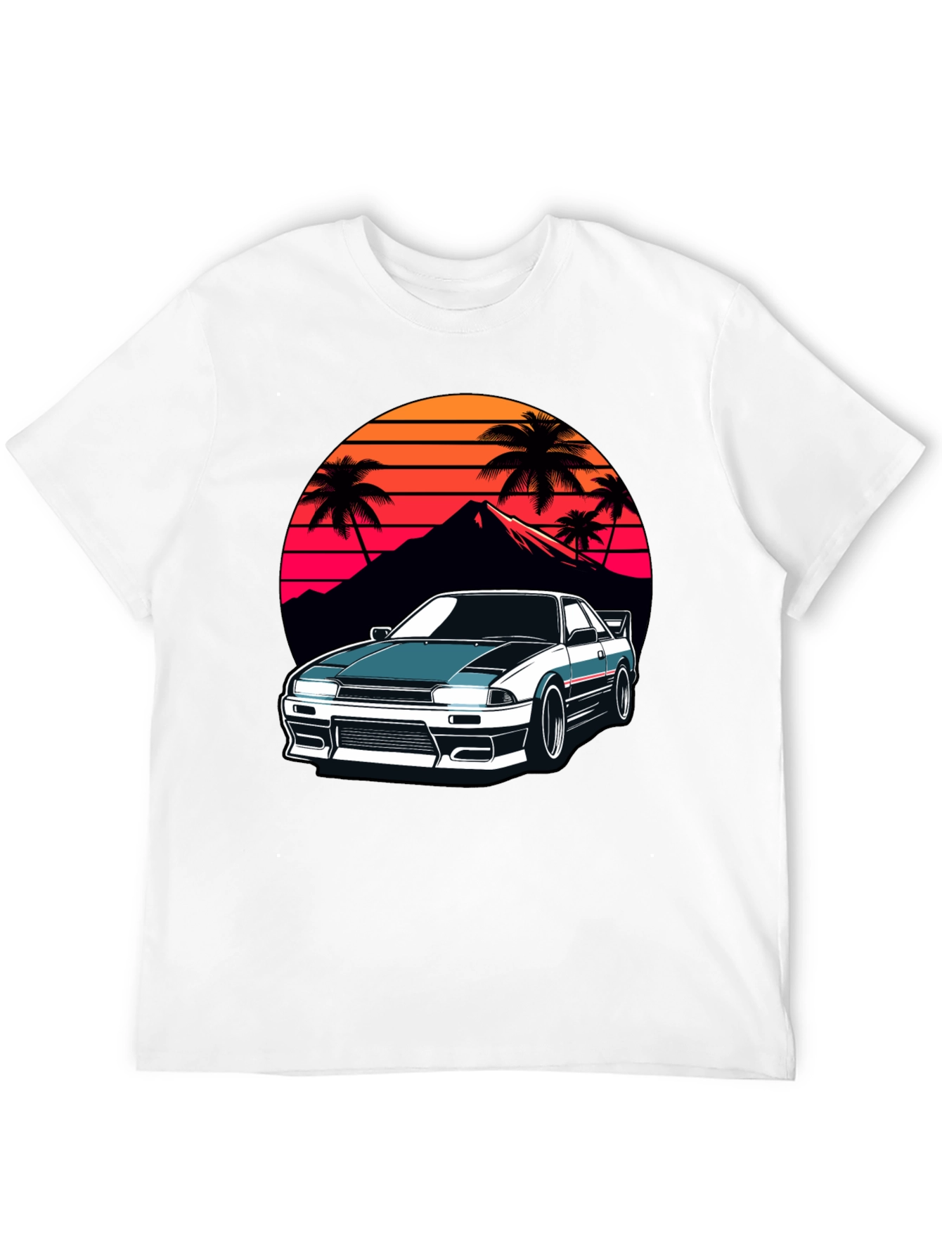 Retro Car Graphic T-Shirt