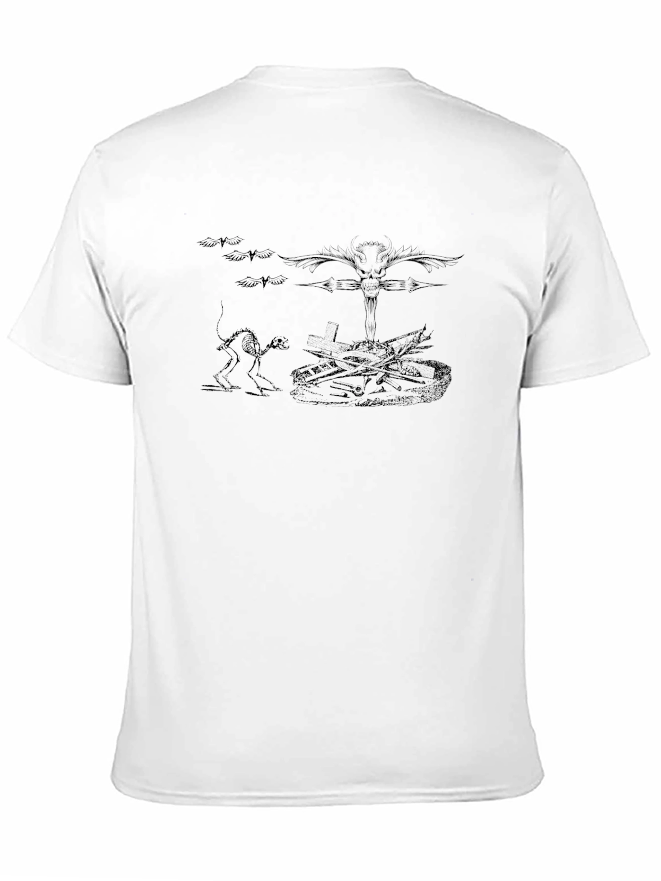 Dark Graphic T-Shirt - Black