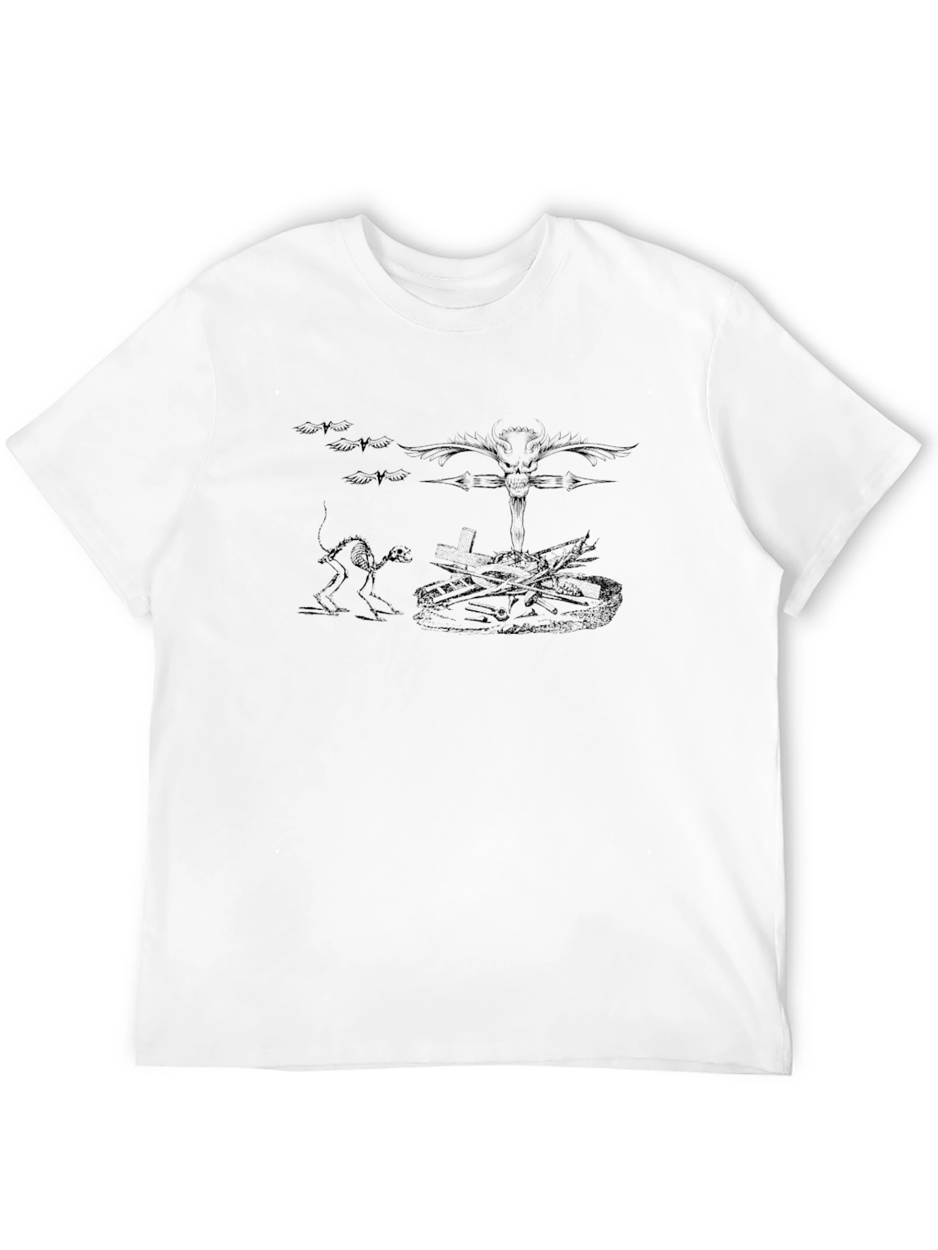 Dark Graphic T-Shirt - Black