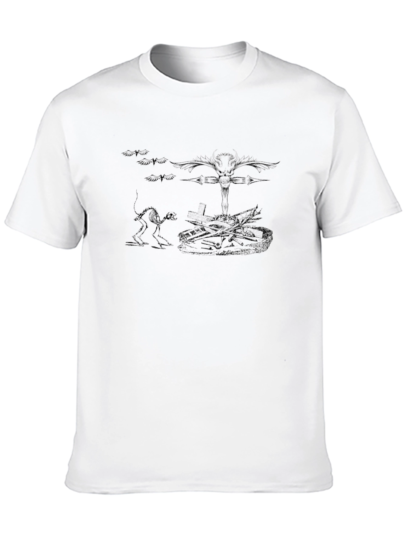 Dark Graphic T-Shirt - Black