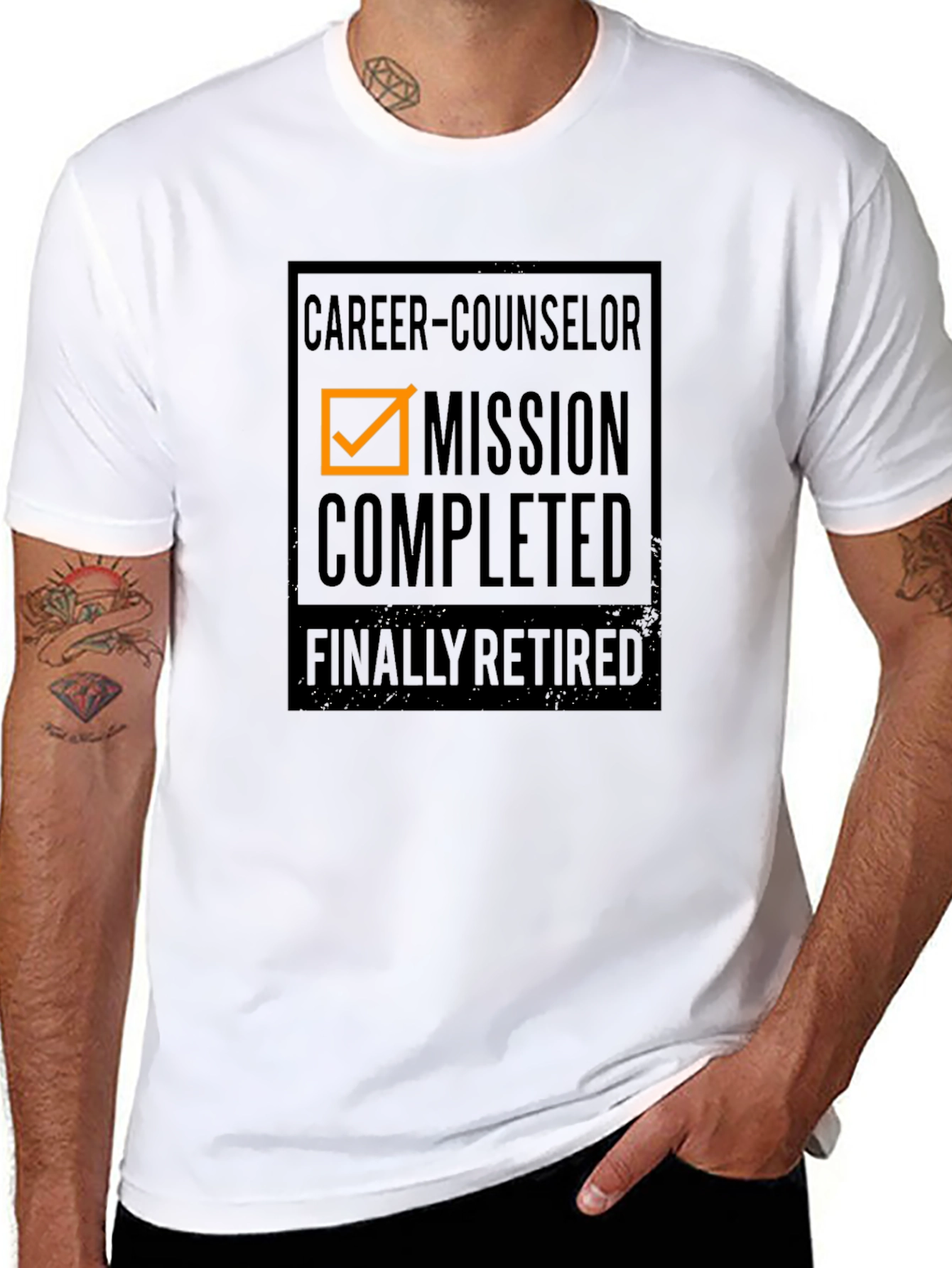 Career Counselor Retirement T-Shirt - Mission Completed
