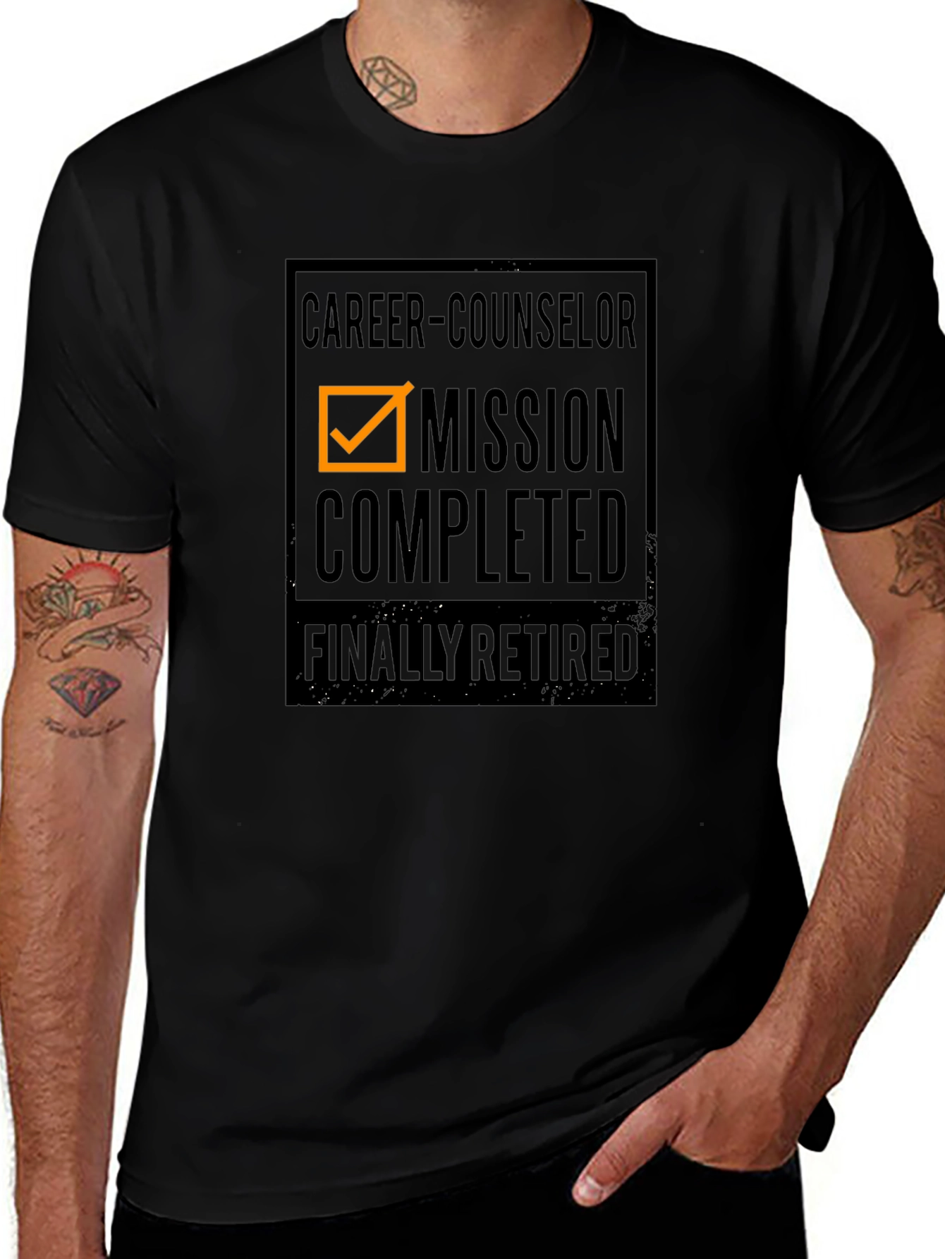 Career Counselor Retirement T-Shirt - Mission Completed