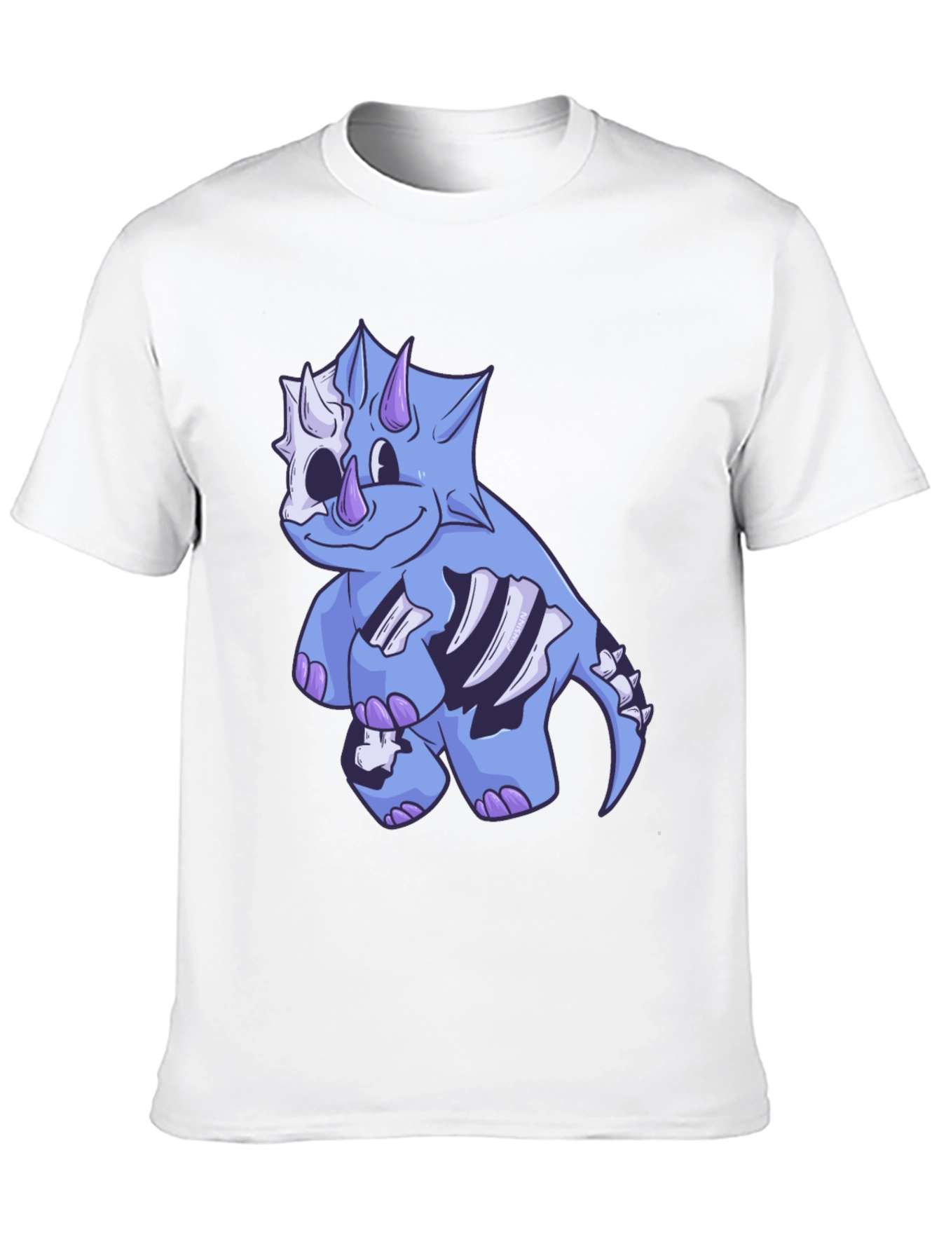 Cartoon Dinosaur Graphic Tee