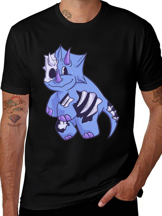 Cartoon Dinosaur Graphic Tee