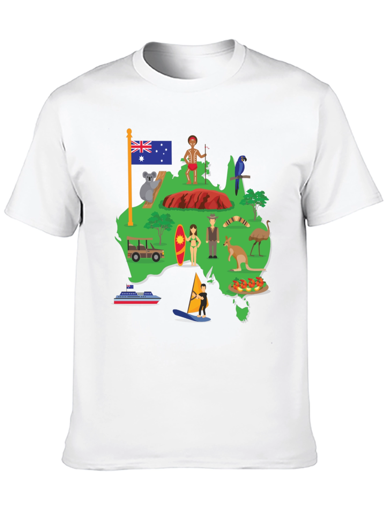 Australia Graphic T-Shirt: Aussie Pride