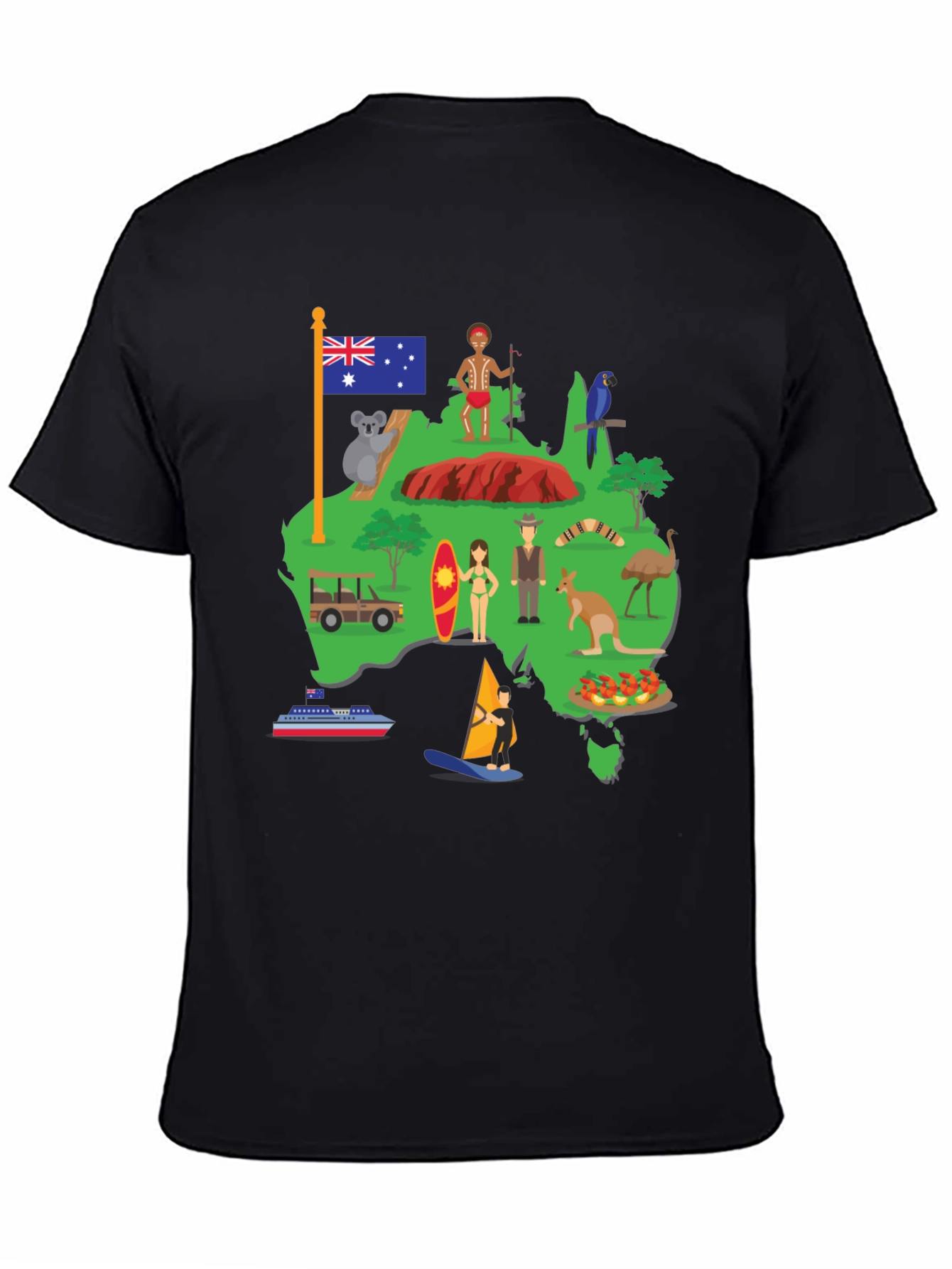 Australia Graphic T-Shirt: Aussie Pride