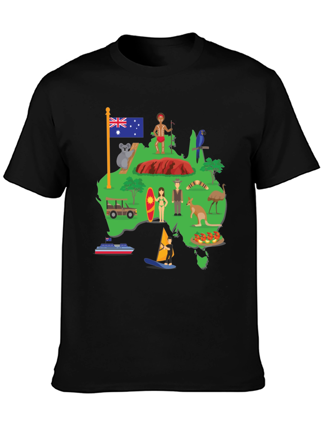 Australia Graphic T-Shirt: Aussie Pride