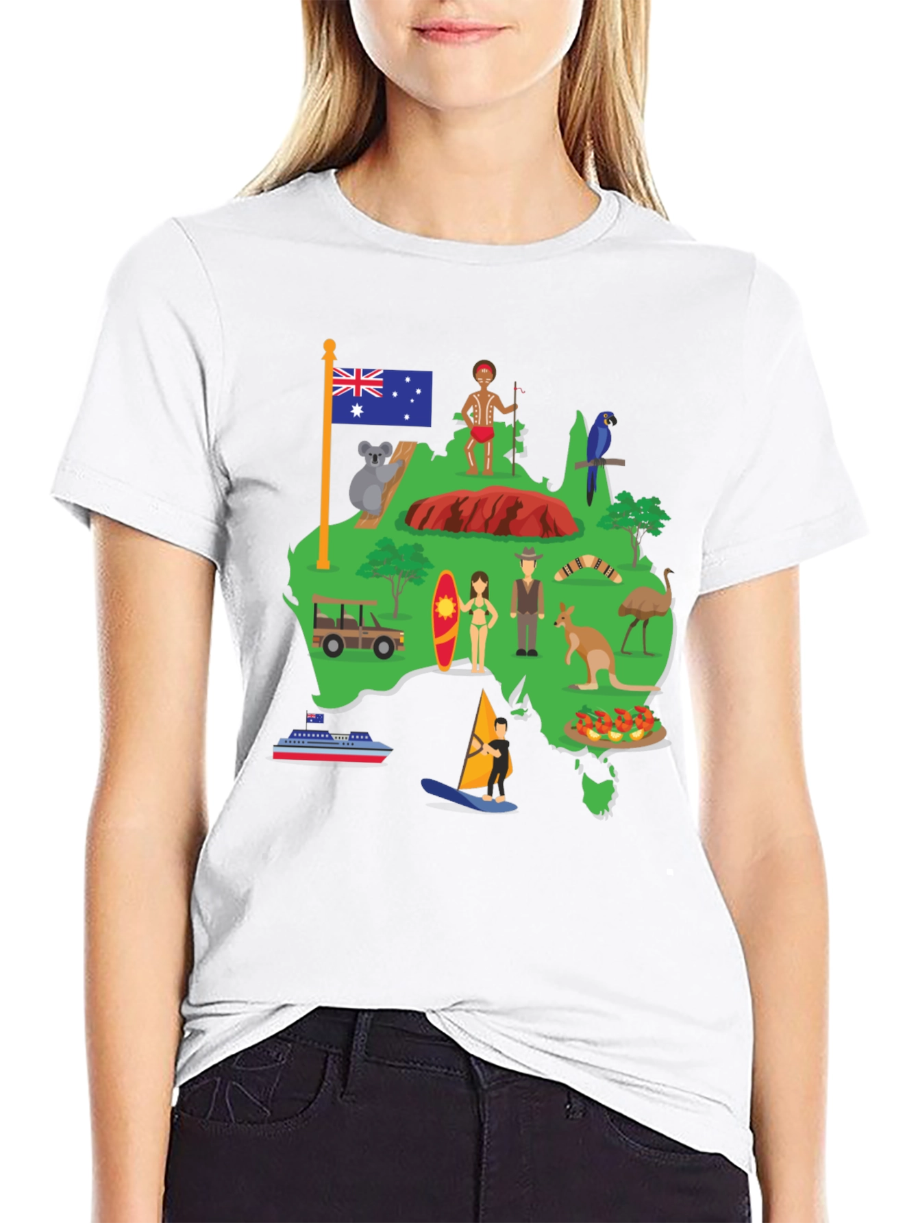 Australia Graphic T-Shirt: Aussie Pride