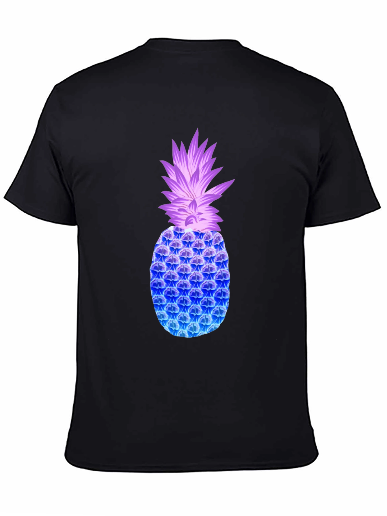 Neon Pineapple Graphic Tee - Modern Casual Style