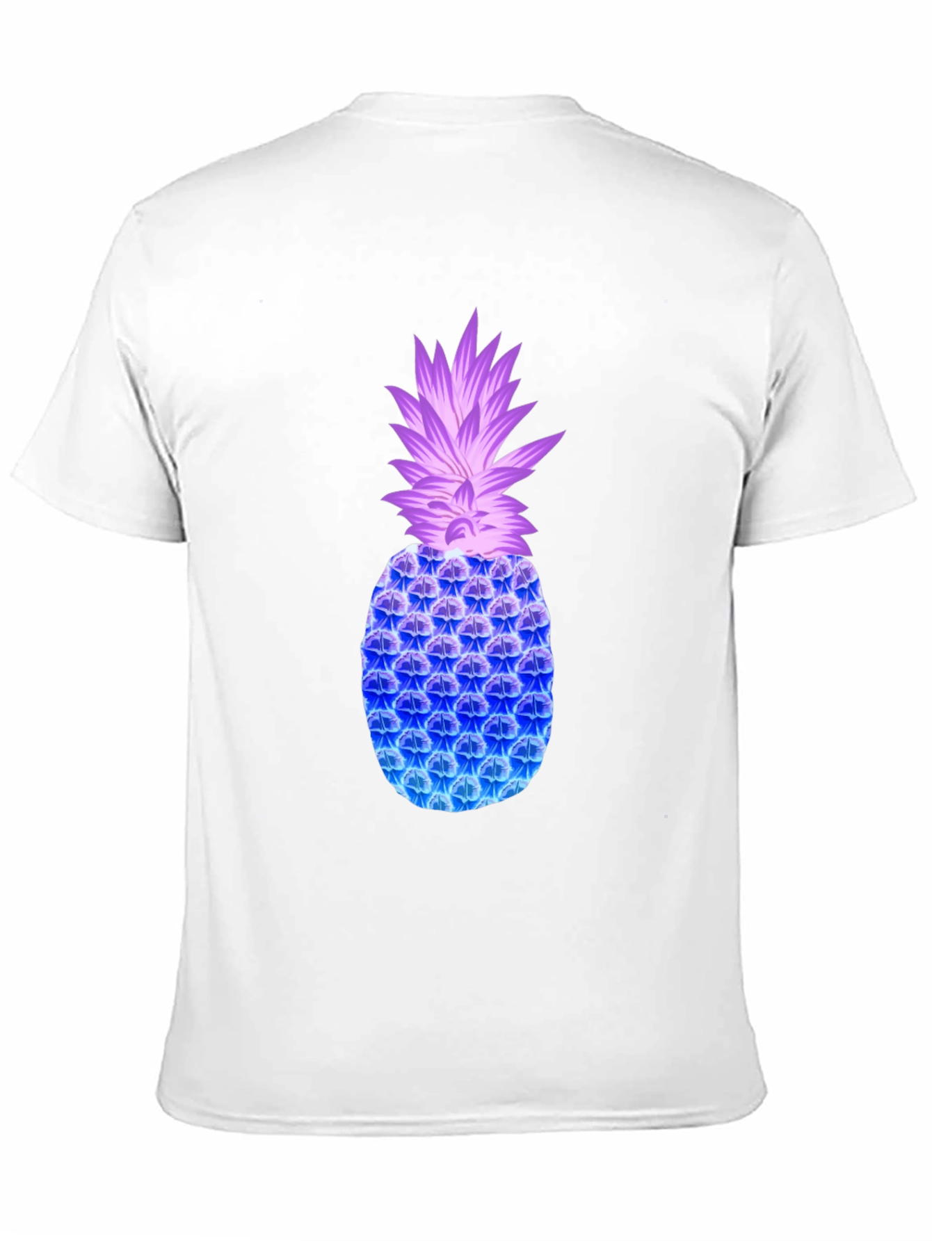 Neon Pineapple Graphic Tee - Modern Casual Style