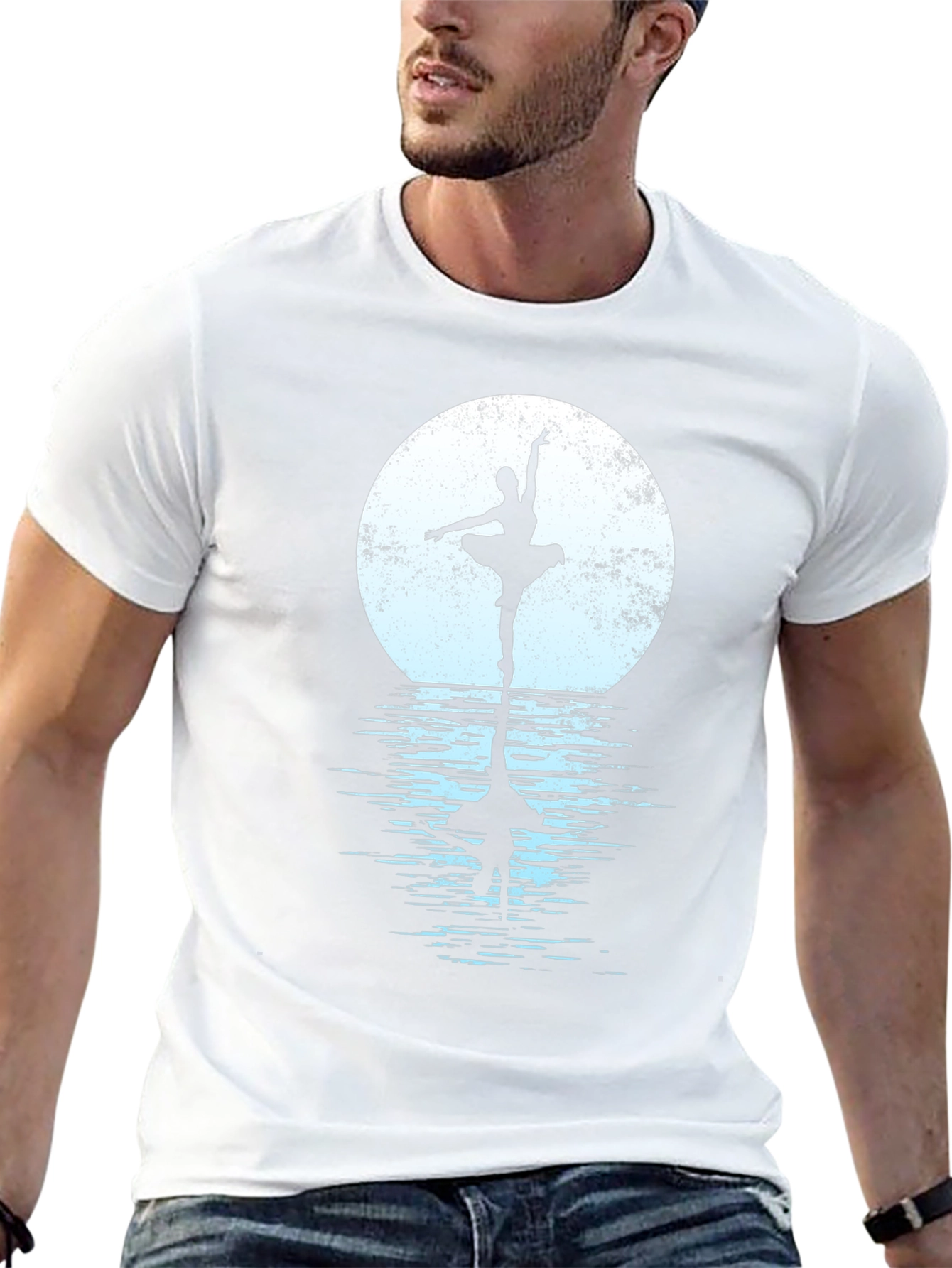 Ballerina Moon Silhouette T-Shirt